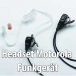 Headset für Motorola Funkgerät