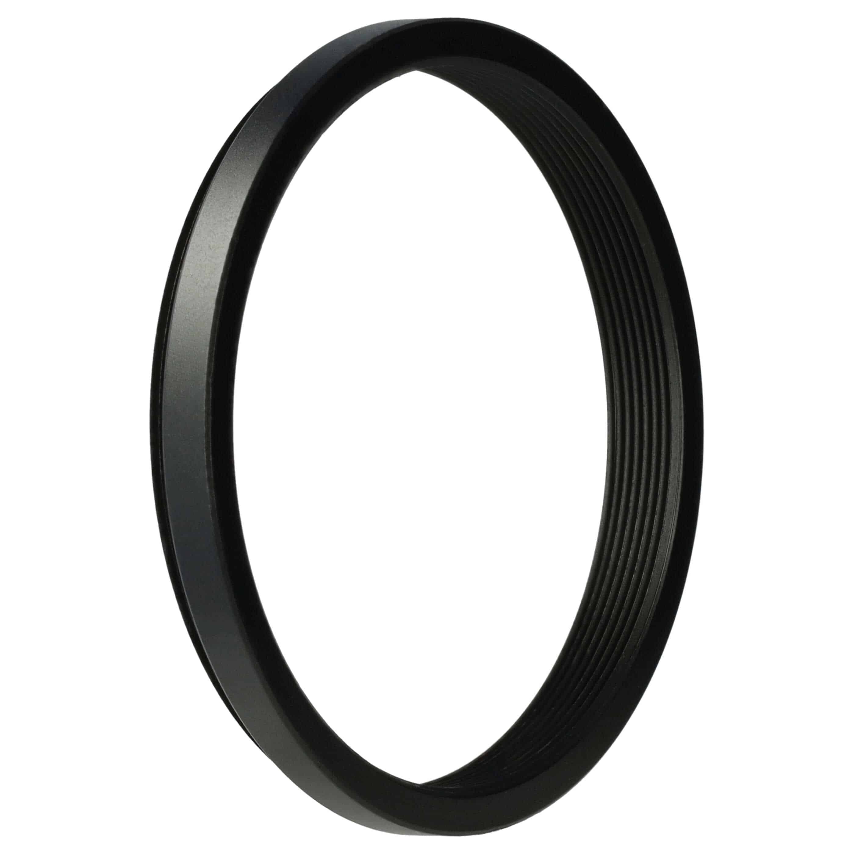 Step-Down-Ring Adapter von 49 mm auf 46 mm passend für Kamera Objektiv - Filteradapter, Metall, schwarz