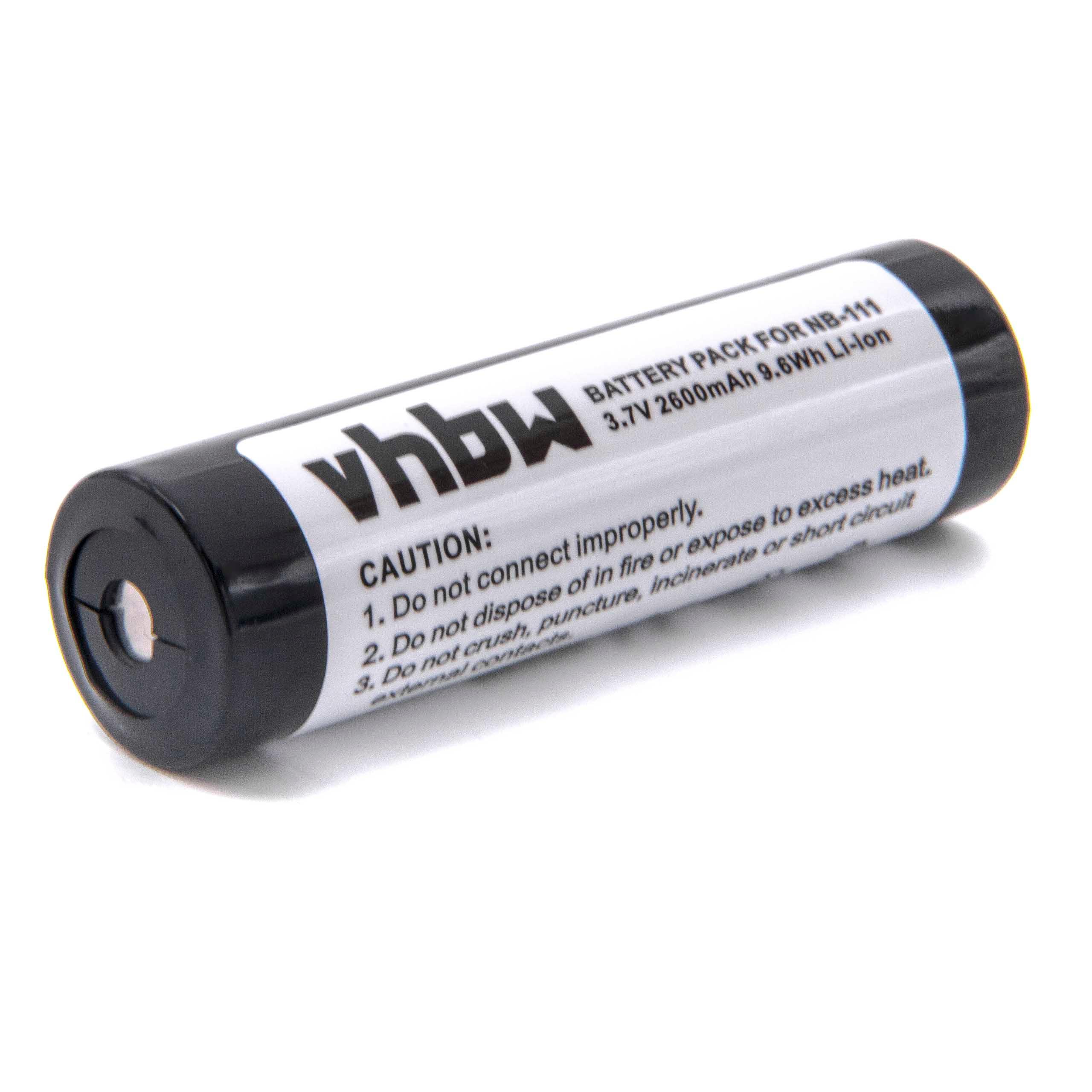 Batteria per Minidisc, MiniDV sostituisce BP-1600R Denon - 2600mAh 3,7V Li-Ion