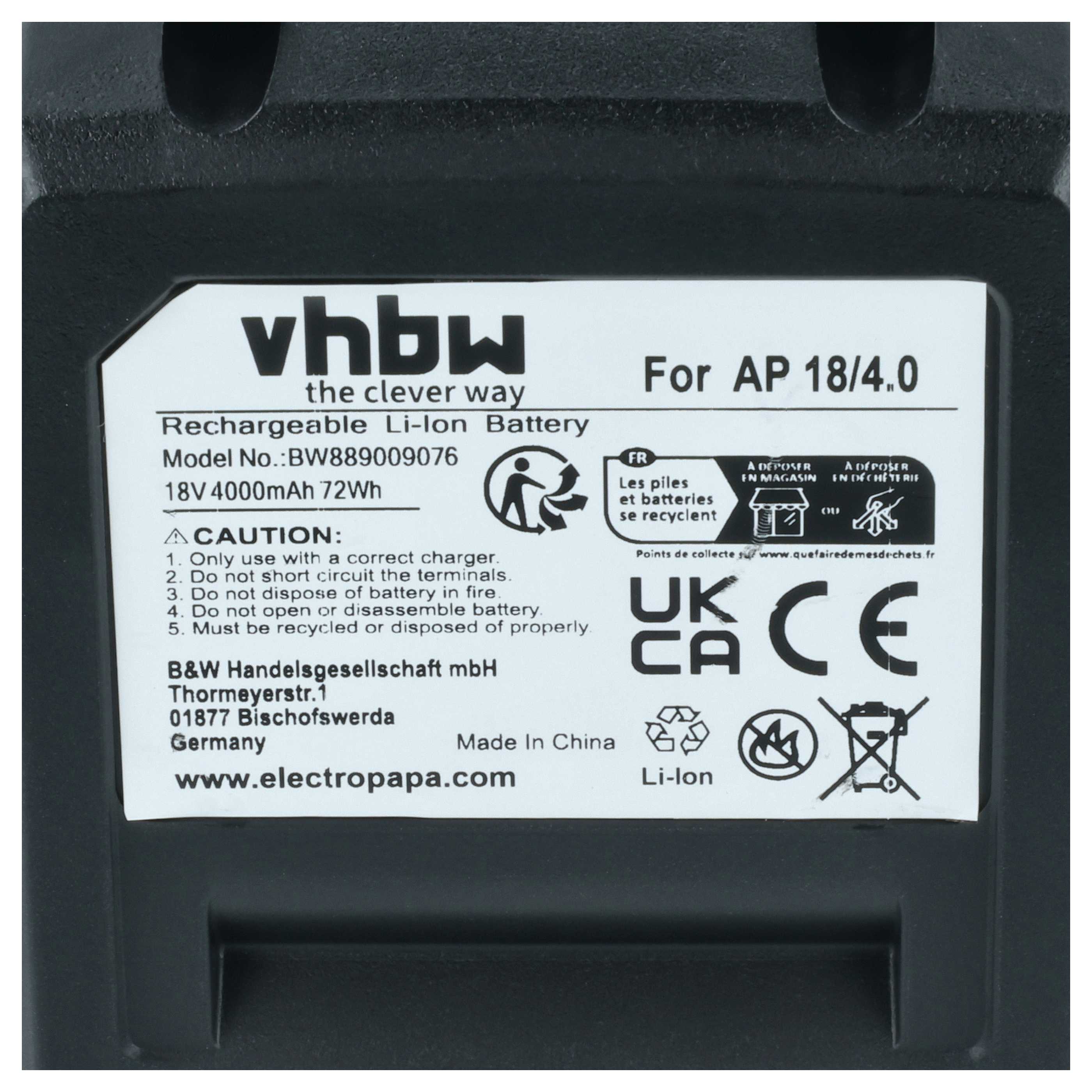 2x Battery replaces Flex 532733 Electric Power Tool - 4000 mAh, 18 V, Li-Ion