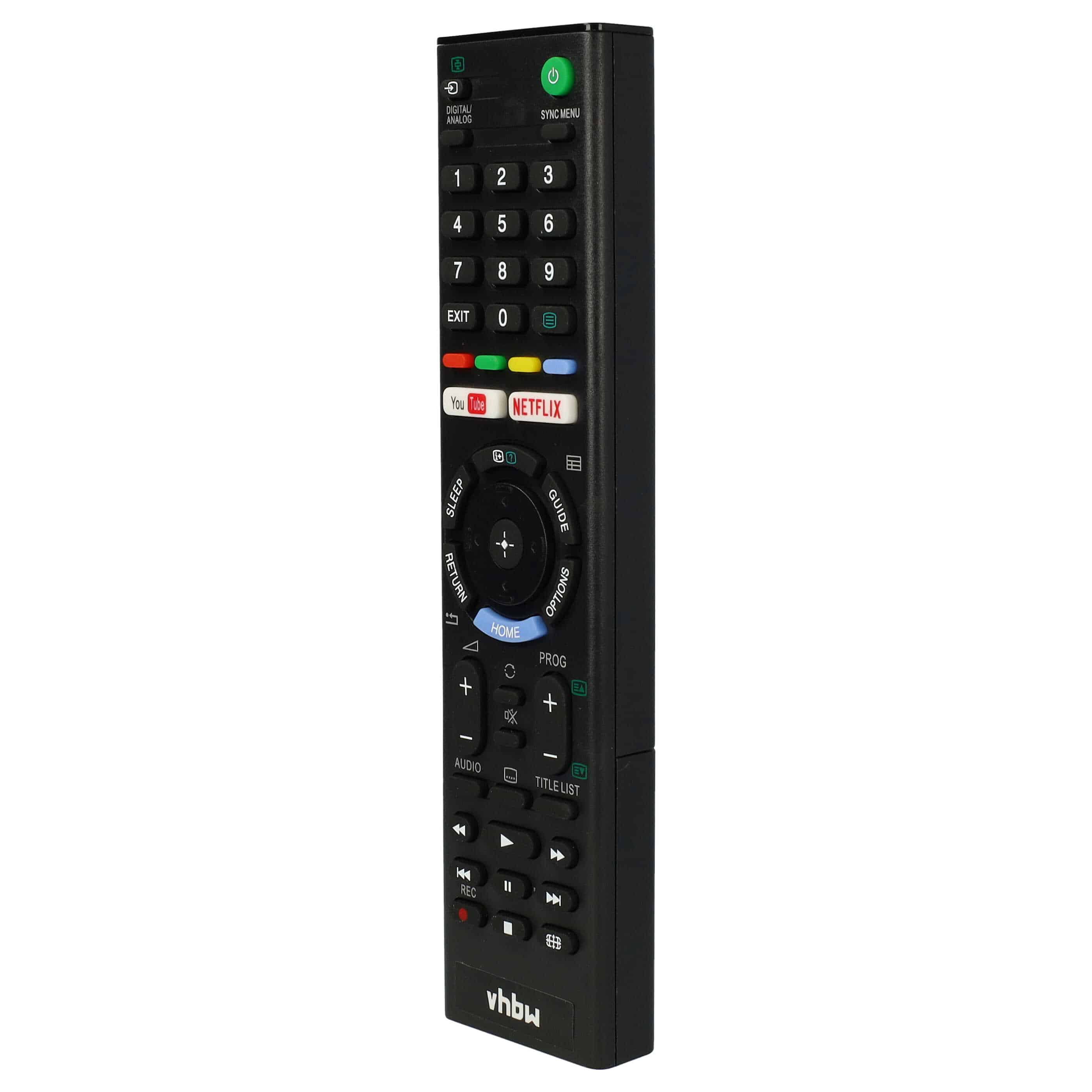 Remote Control replaces Sony RMT-TX300E for Sony TV