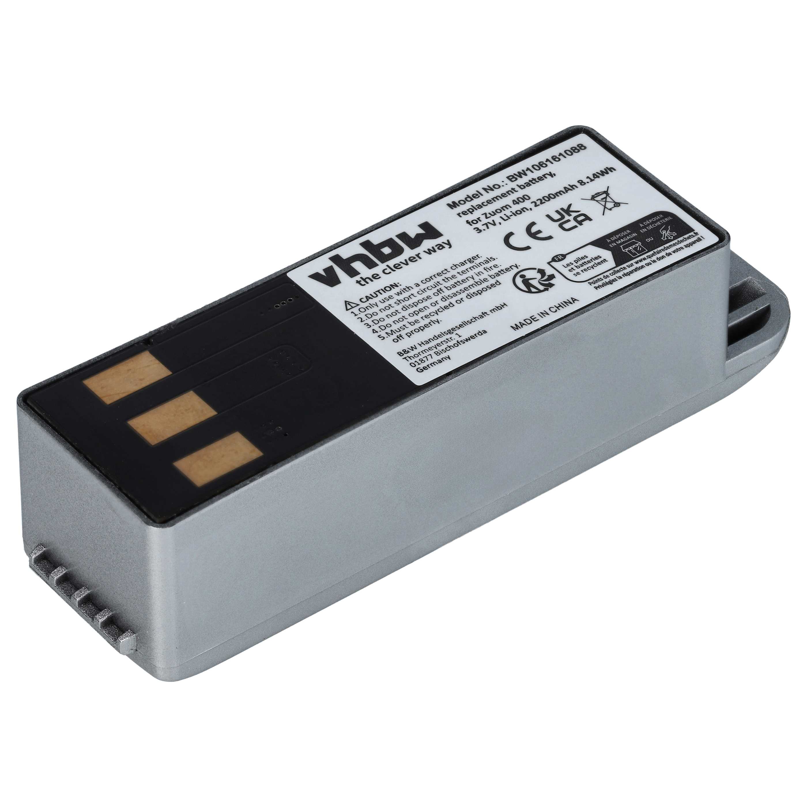 Akumulator do nawigacji GPS zamiennik Garmin 011-01451-00, 010-10863-00 - 2200 mAh 3,7 V Li-Ion