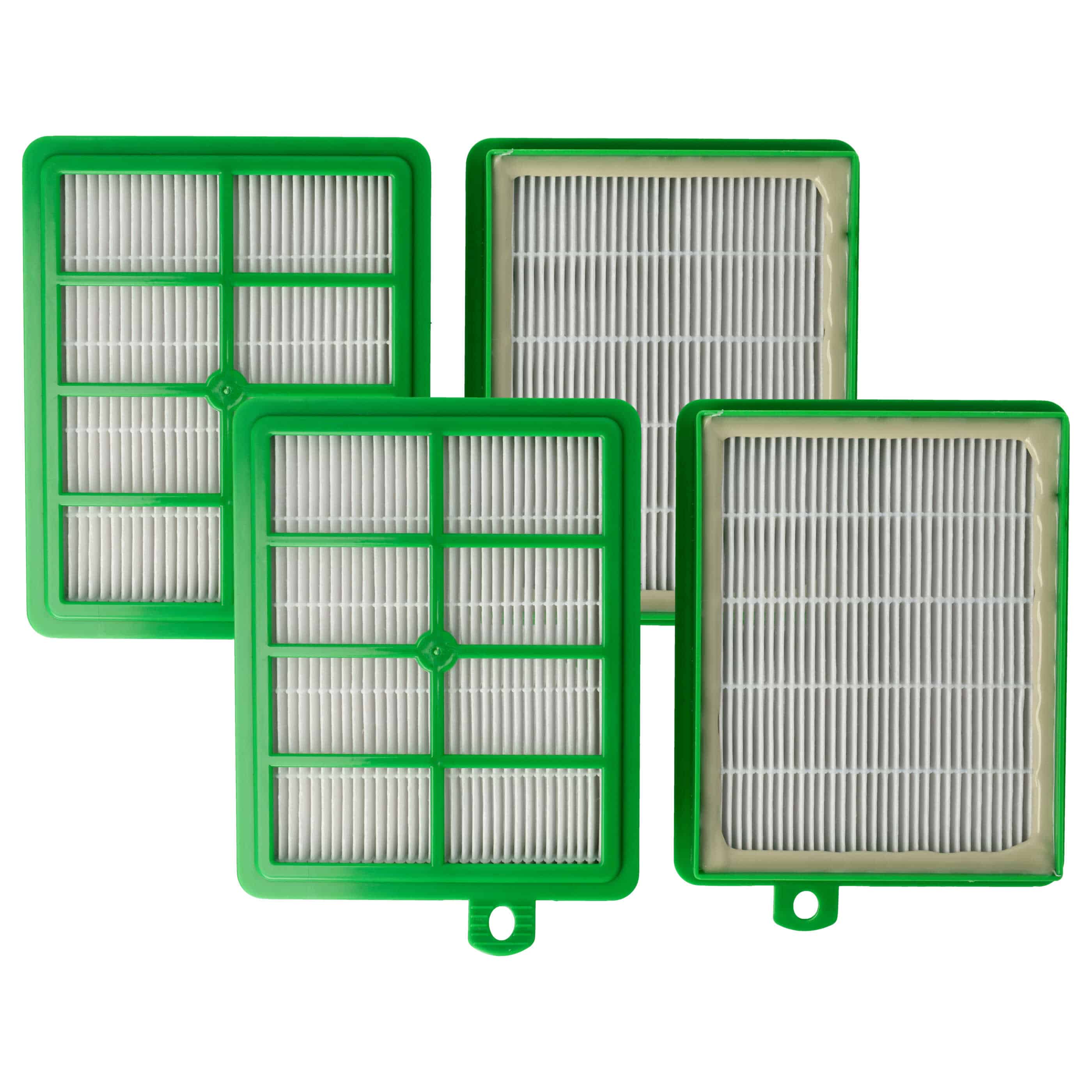 4x Filter replaces AEG ASF1W, AFS1, UltraCaptic E 12 AEF12, E 12, AFS1W, AEFG12W for Philips Vacuum Cleaner