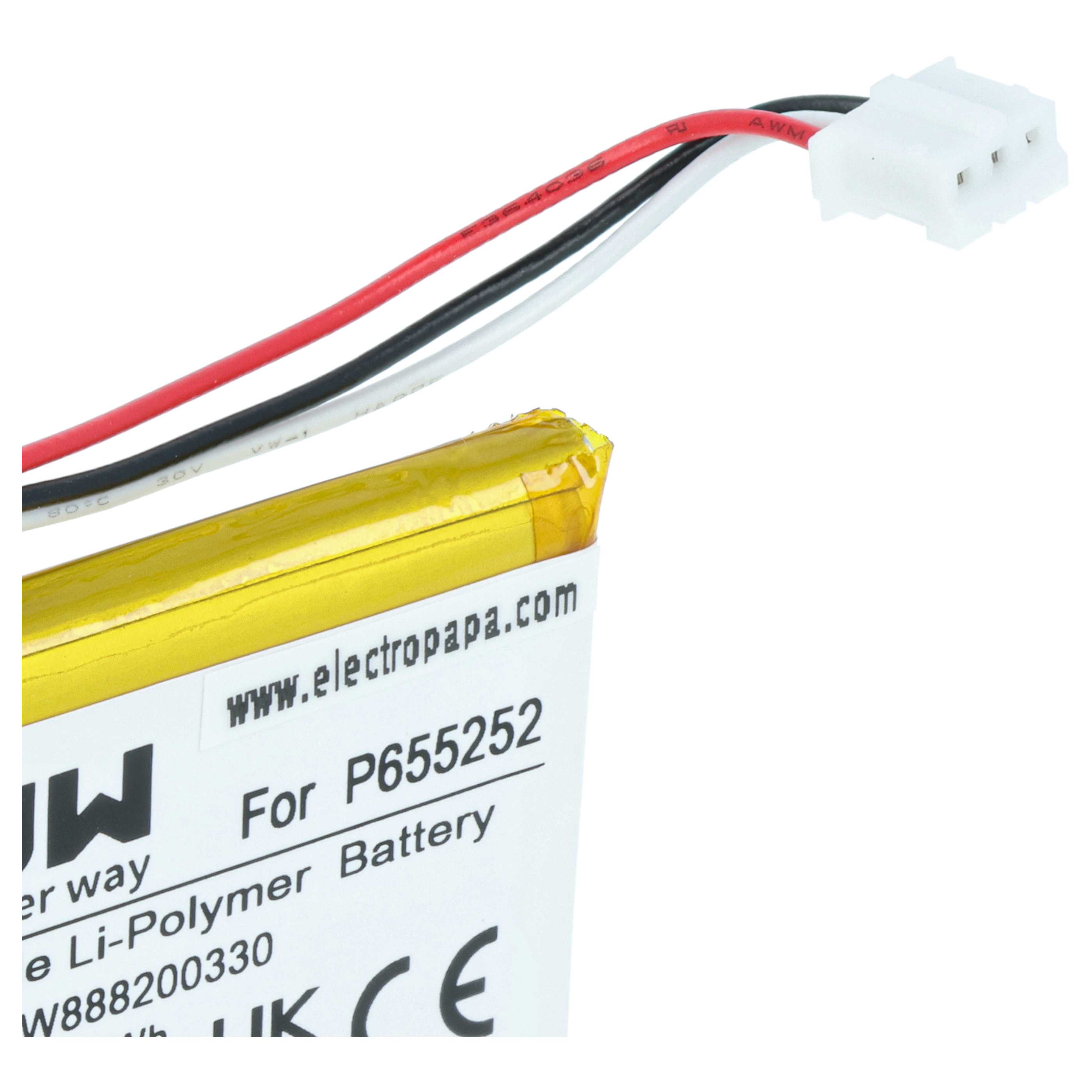 Akumulator do głośnika zamiennik Harman Kardon P655252 - LiPo 2100mAh