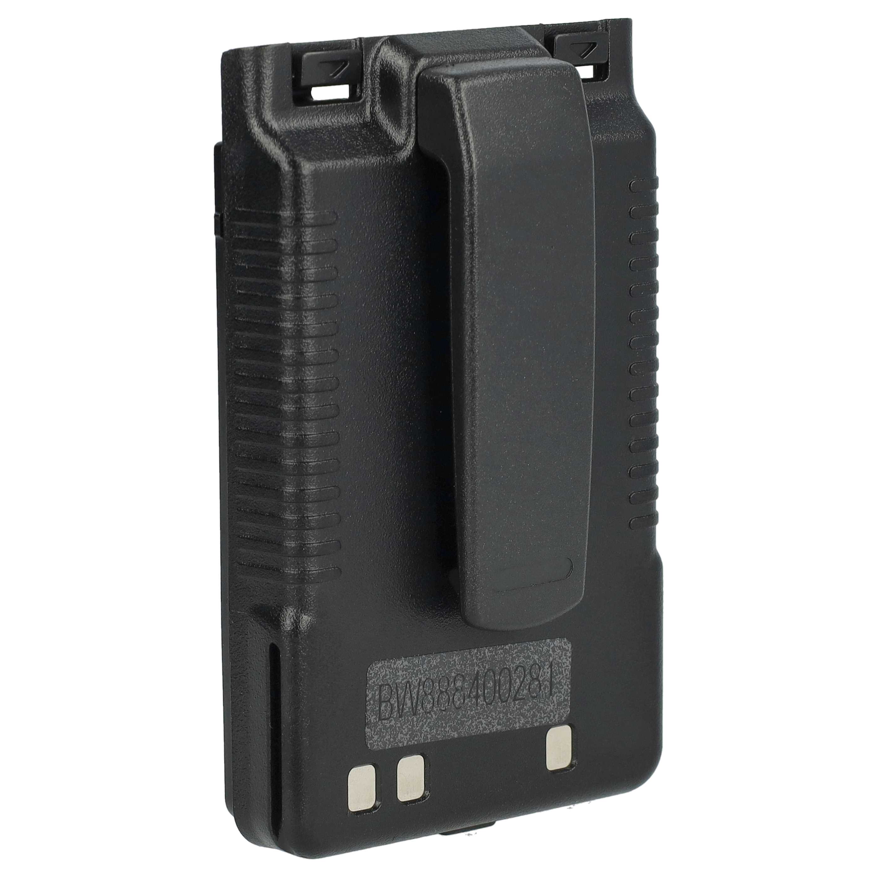 Radio 2x Battery replaces Yaesu SBR-14, SBR-14Li - 2200 mAh 7.4 V Li-Ion + Belt Clip