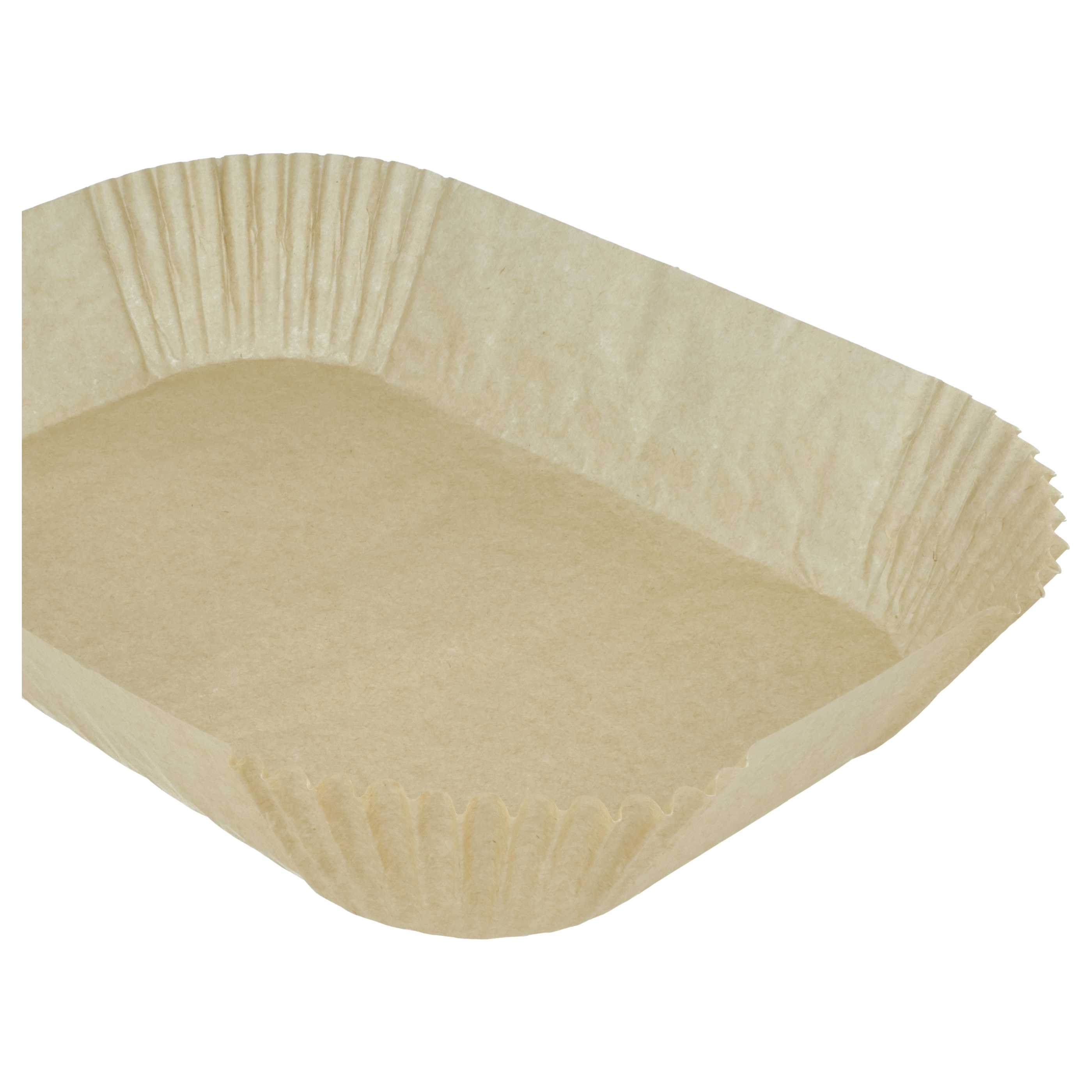 100x Backpapier-Einlagen passend für Ninja Double Stack Heißluftfritteusen - 24,9 x 20,6 x 6,3 cm