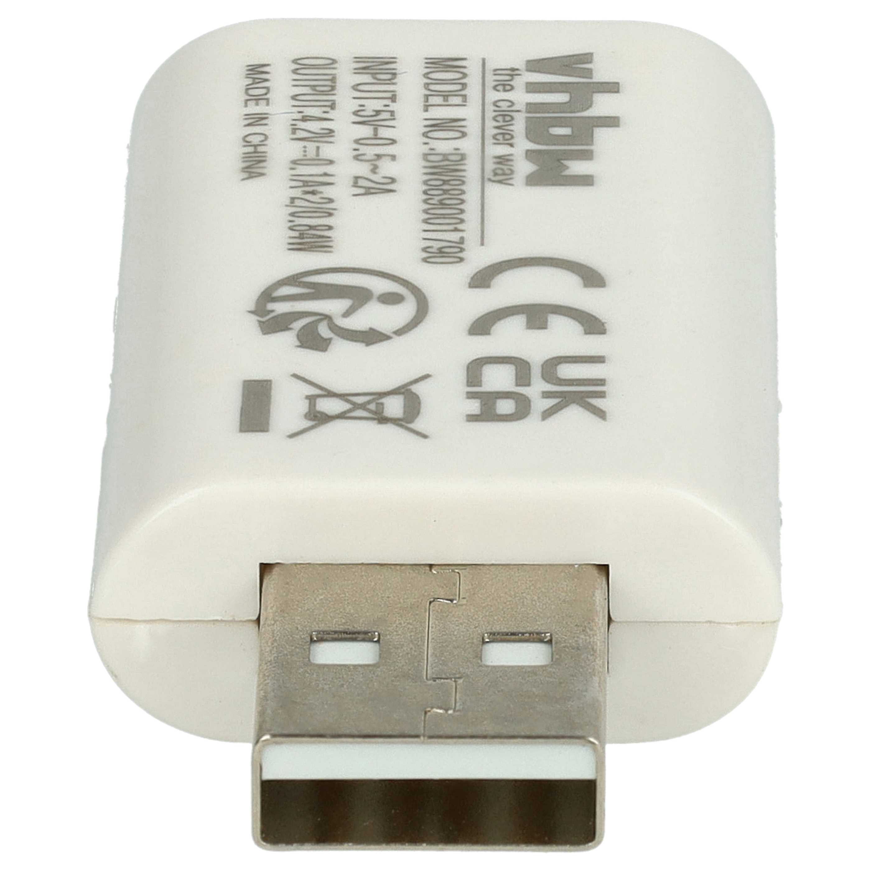 Dual USB-Ladegerät passend für Angelposen-Stabbatterien, CR425-Akkus