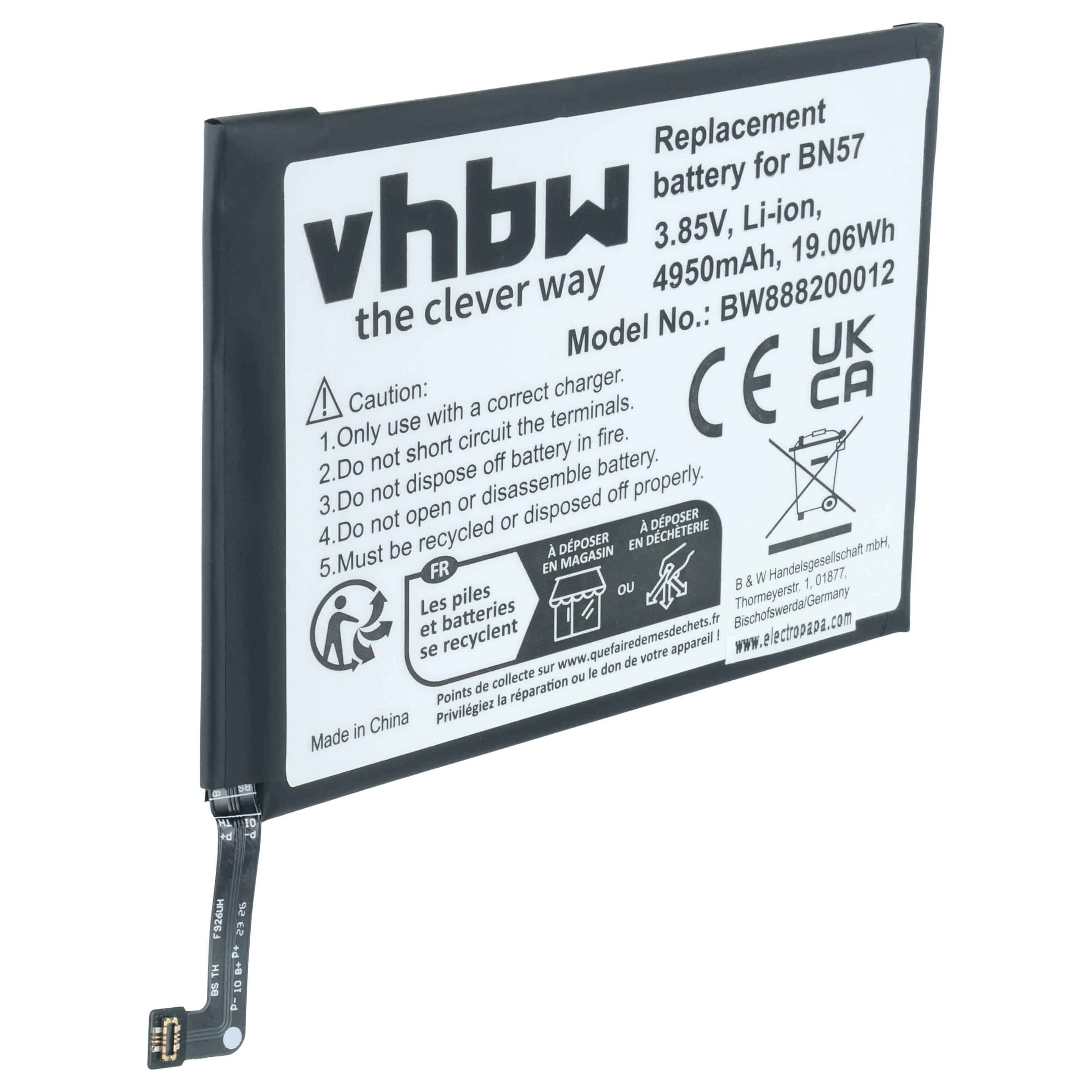 Akumulator do telefonu smartfona zamiennik Poco Xiaomi BN57 - 4950 mAh 3,85 V LiPo