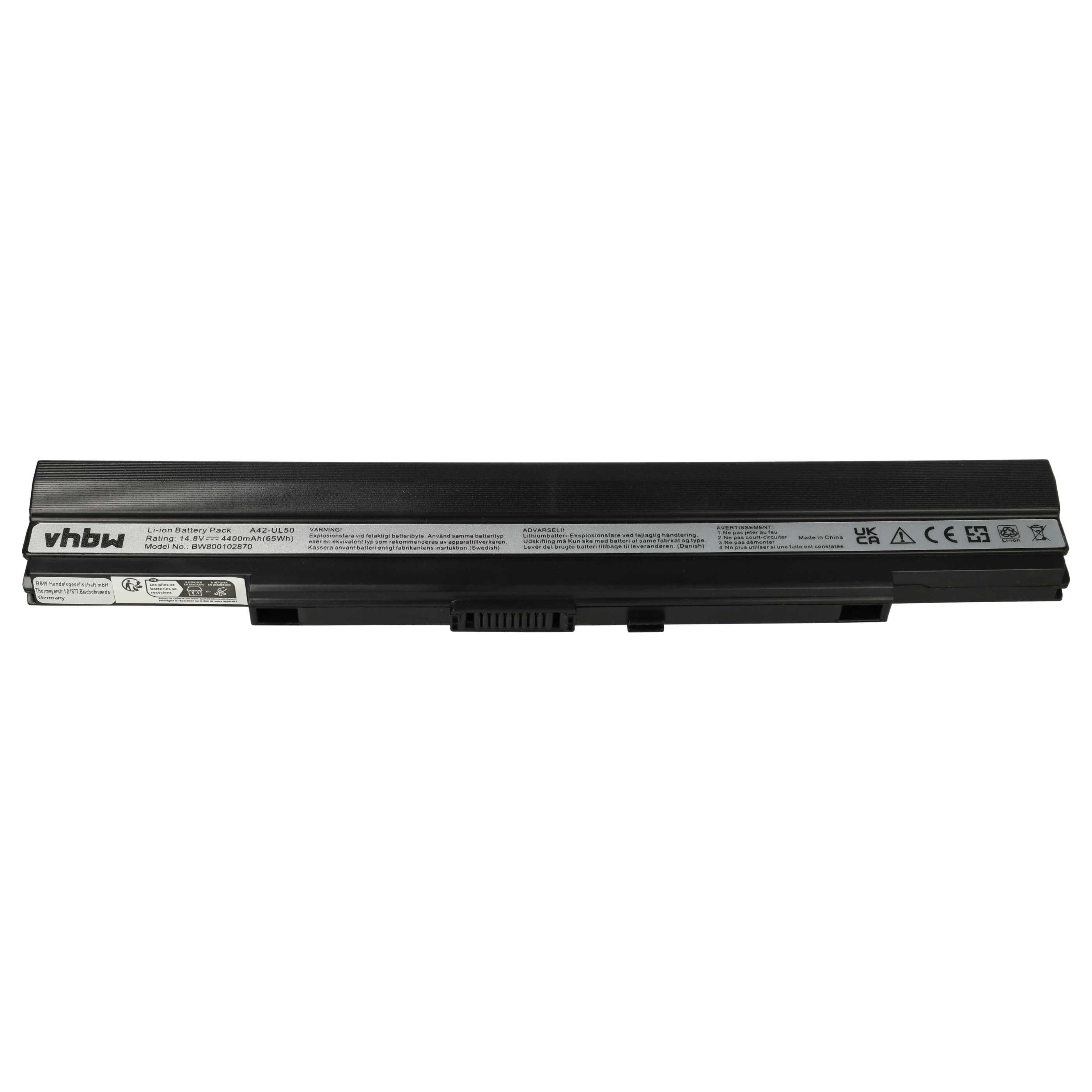 Akumulator do laptopa zamiennik Asus A31-UL50, A32-UL50, A31-UL30, A31-UL80, A32-UL30 - 4400 mAh 14,8 V Li-Ion