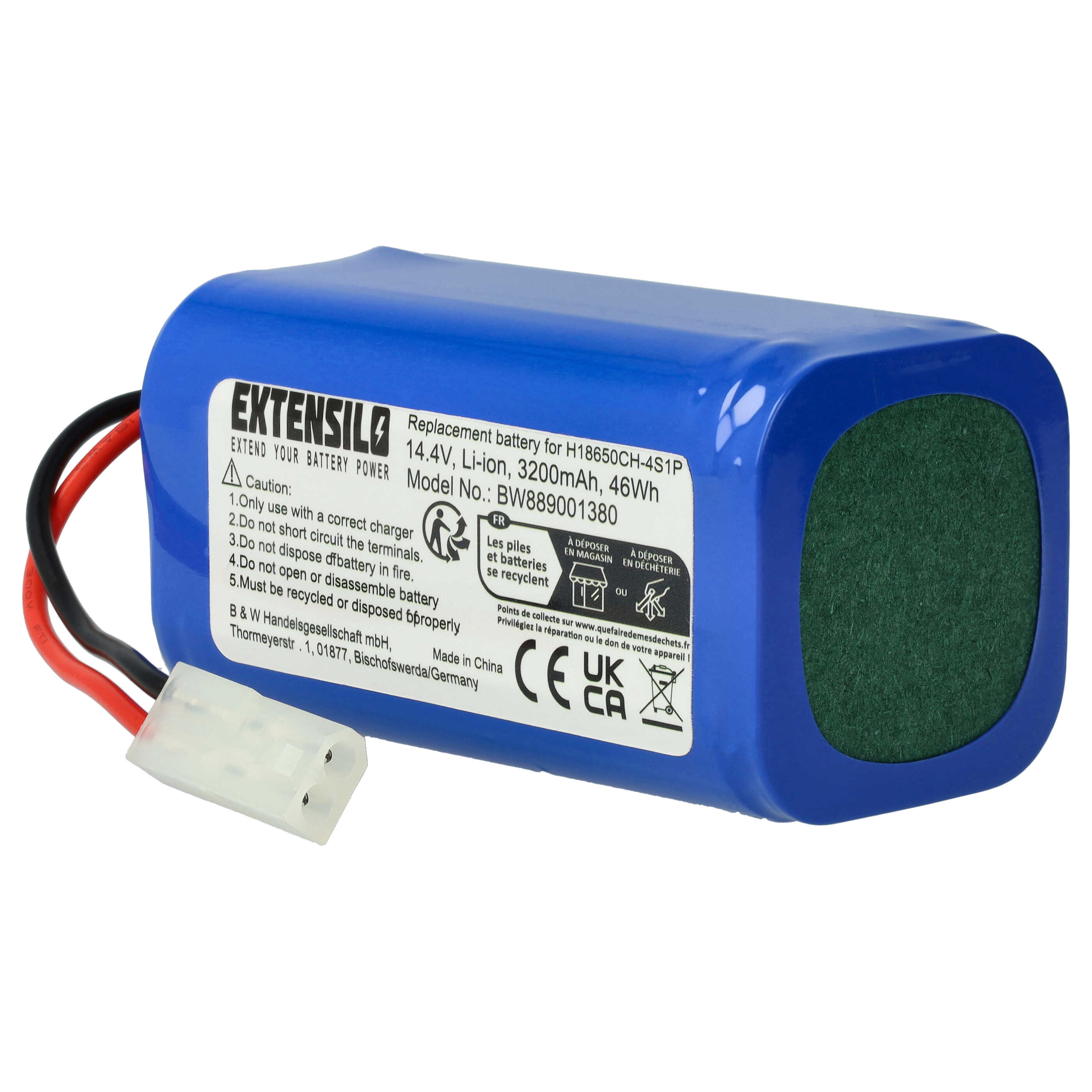 Battery Replacement for Xiaomi H18650CH-4S1P for - 3200mAh, 14.4V, Li-Ion