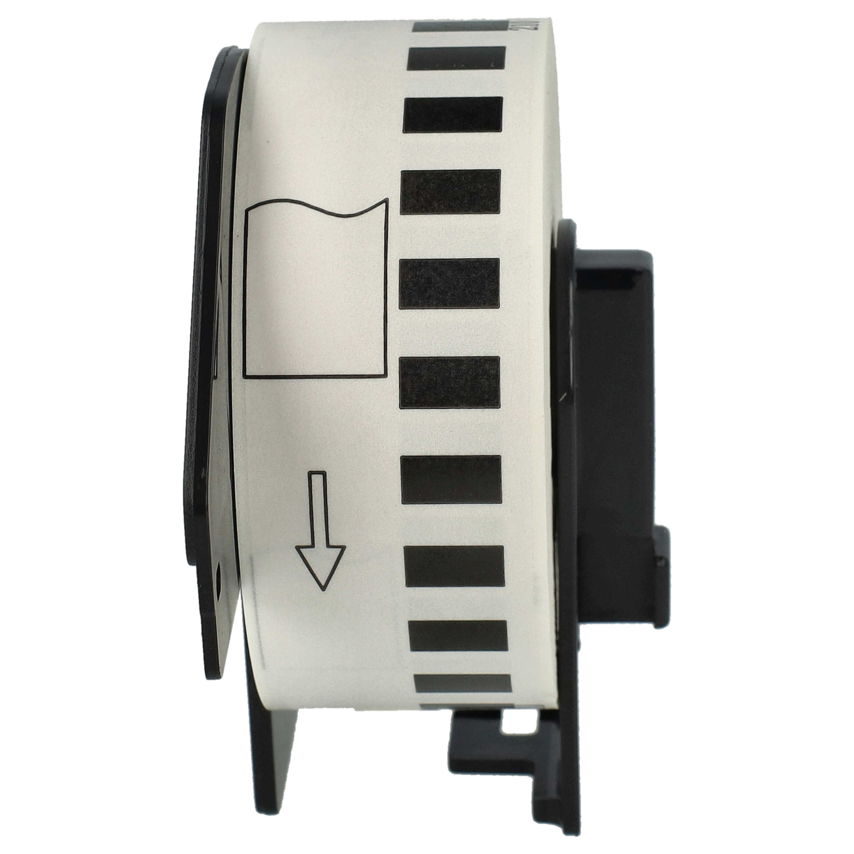 2x Label Roll replaces Brother DK-22210 Labeller - 29 mm x 30.48 m + Holder