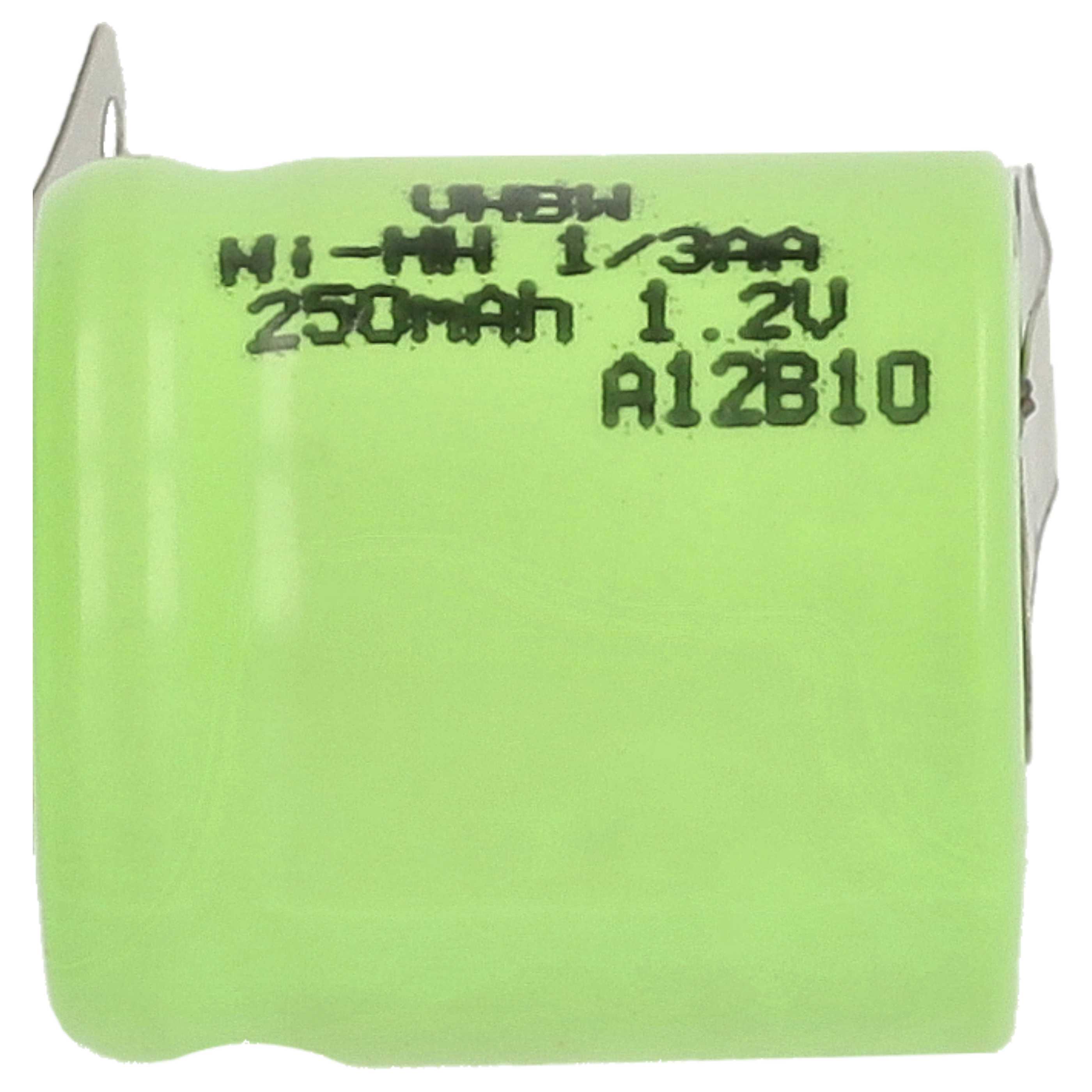 Batterie (3 pcs.) remplace 1/3AA modèle radio-télécommandé - 250mAh 1,2V NiMH