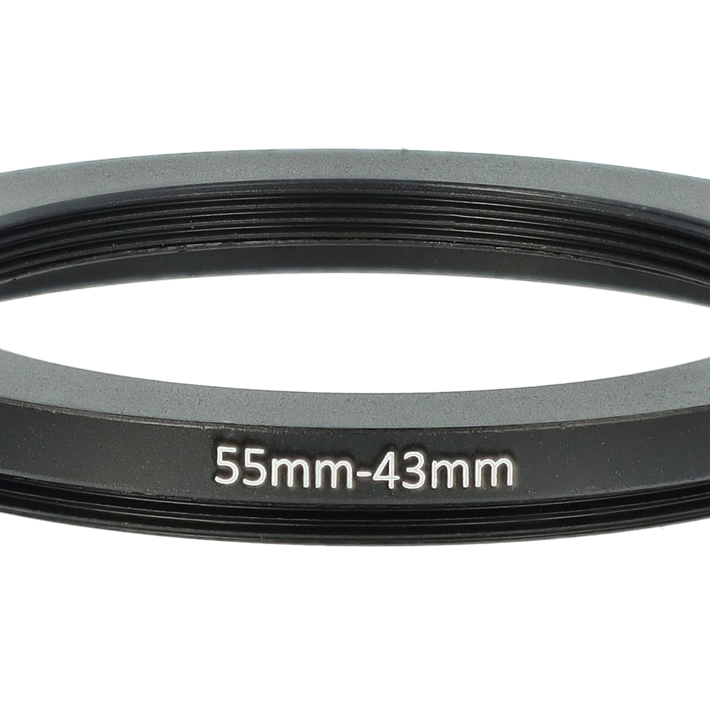 Step-Down-Ring Adapter von 55 mm auf 43 mm für diverse Kamera Objektive