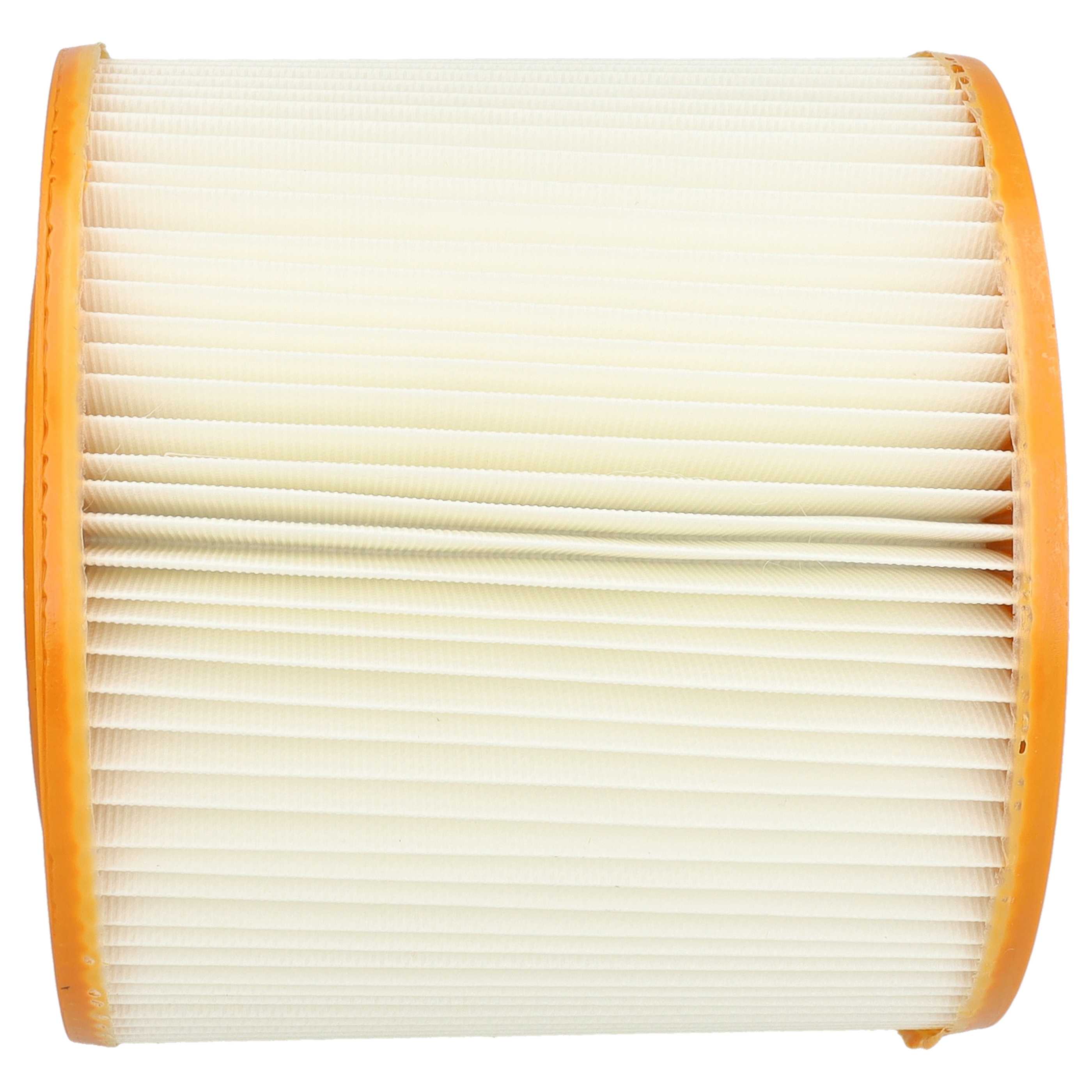 3x Filterpleated filter replaces Allaway 210813, 10819, 2577, 10813 for Allaway Vacuum Cleaner, orange / white