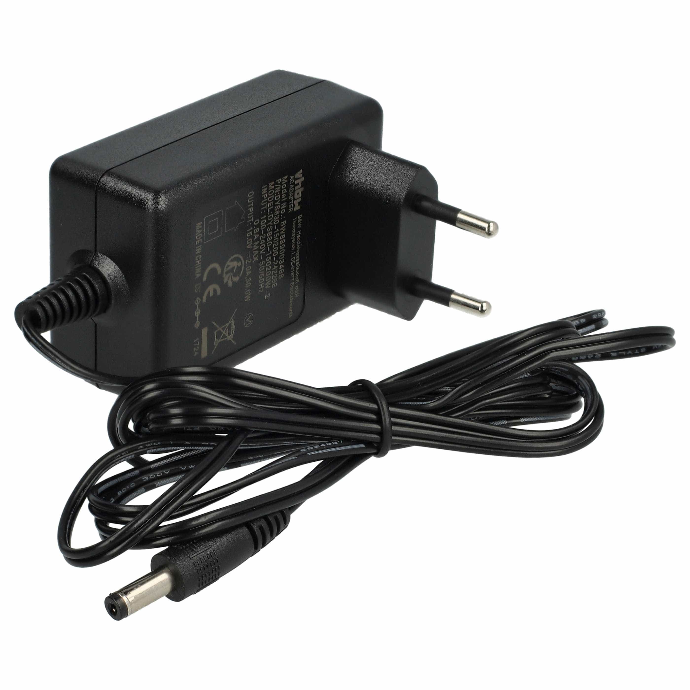 Mains Adapter suitable for Beurer MP100 / 570.68 Manicure / Pedicure Station - 177 cm