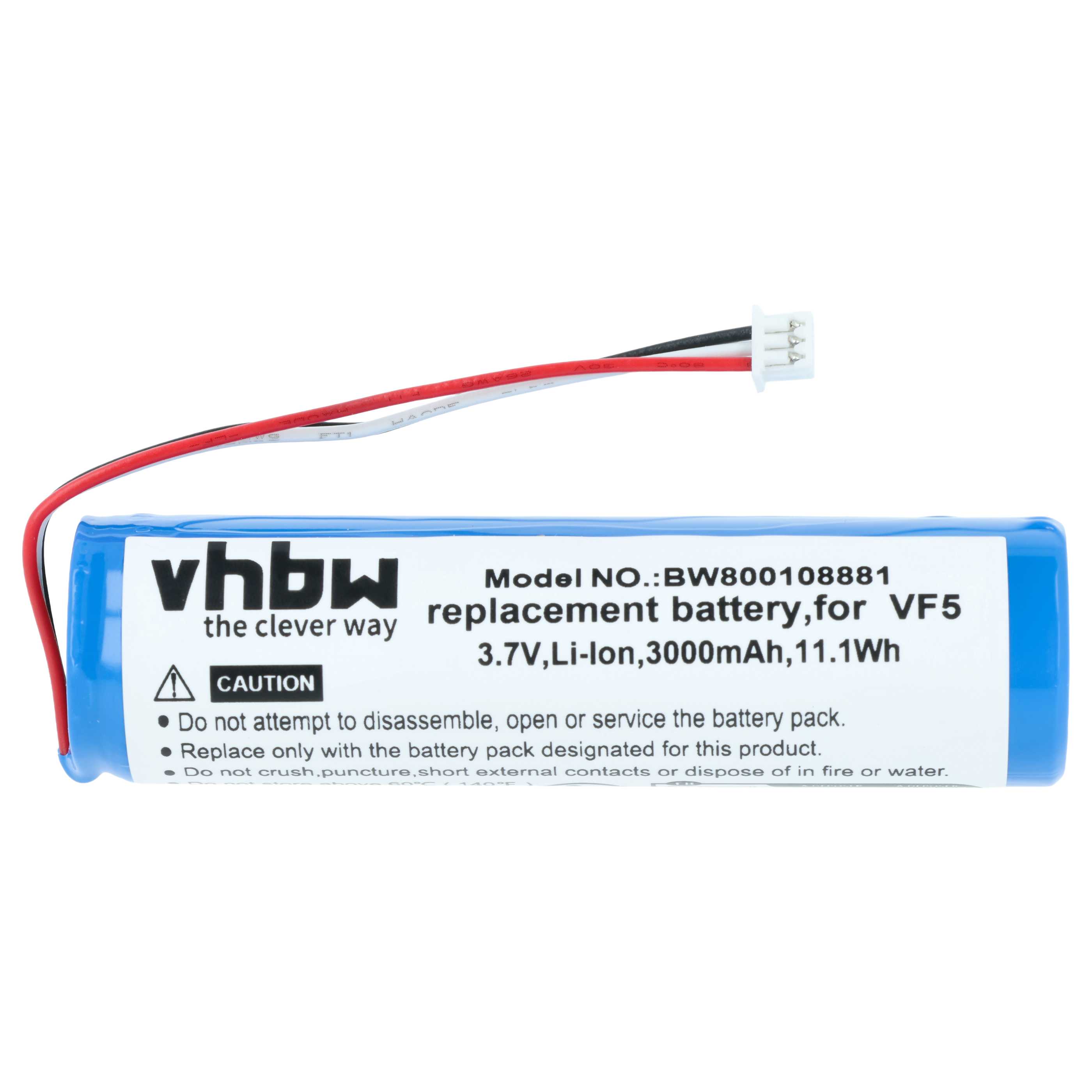 Akumulator do nawigacji GPS zamiennik VF5 - 3000 mAh 3,7 V Li-Ion