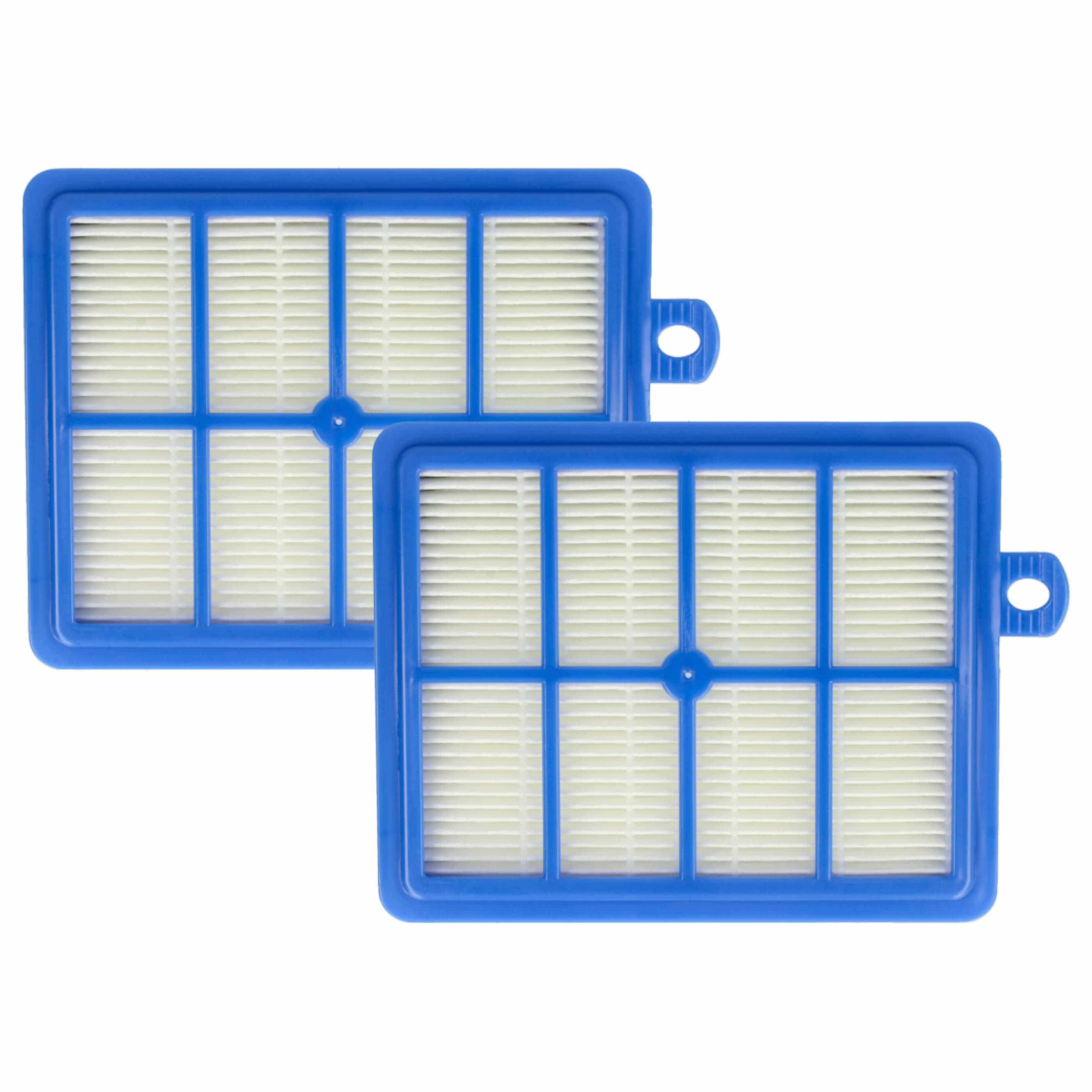 2x exhaust filter replaces AEF13W, H13, AEF 13 W for Philips Vacuum Cleaner