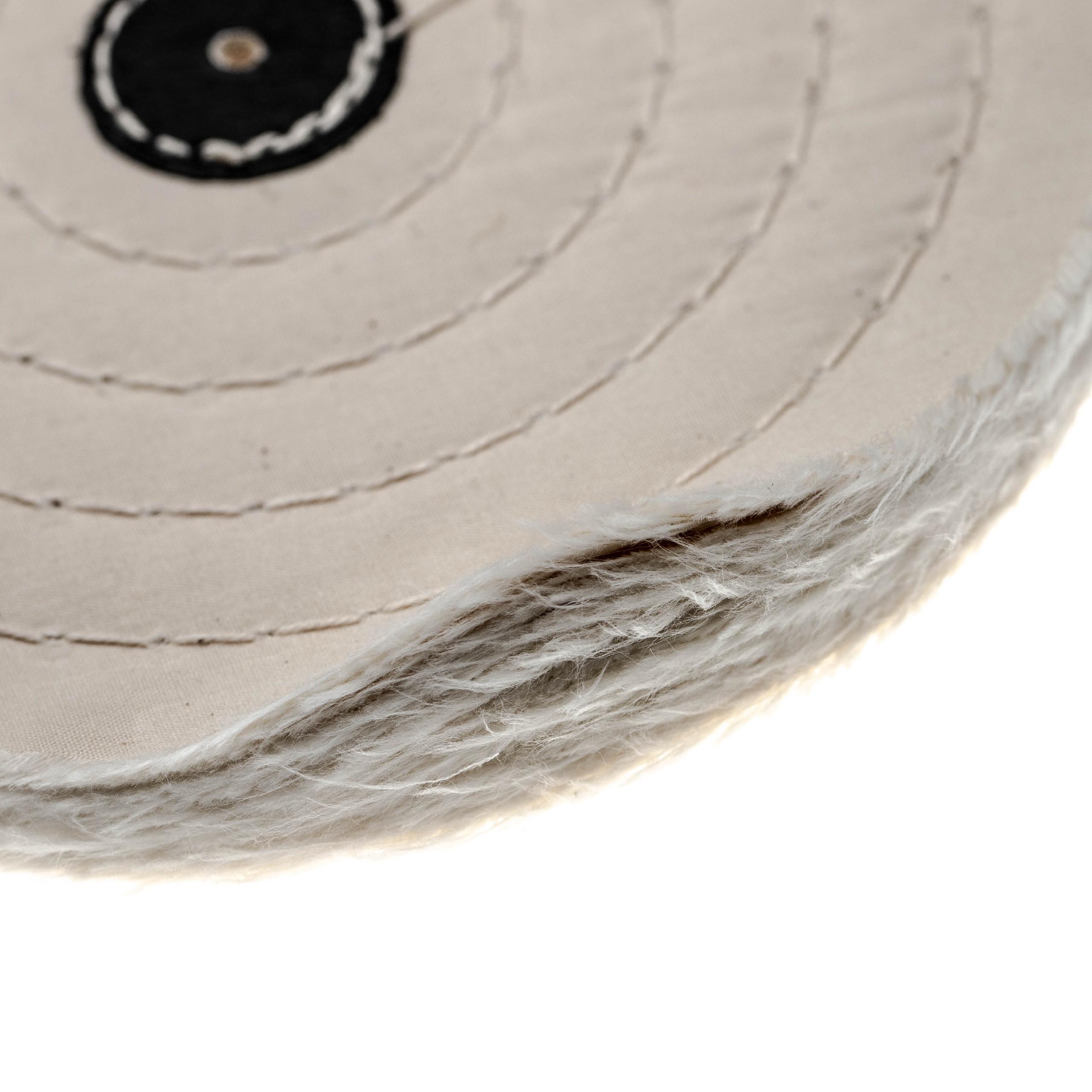 Bonnet de polissage pour modèle courant de meuleuse, perceuse de 17,7cm de diamètre - couleur crème