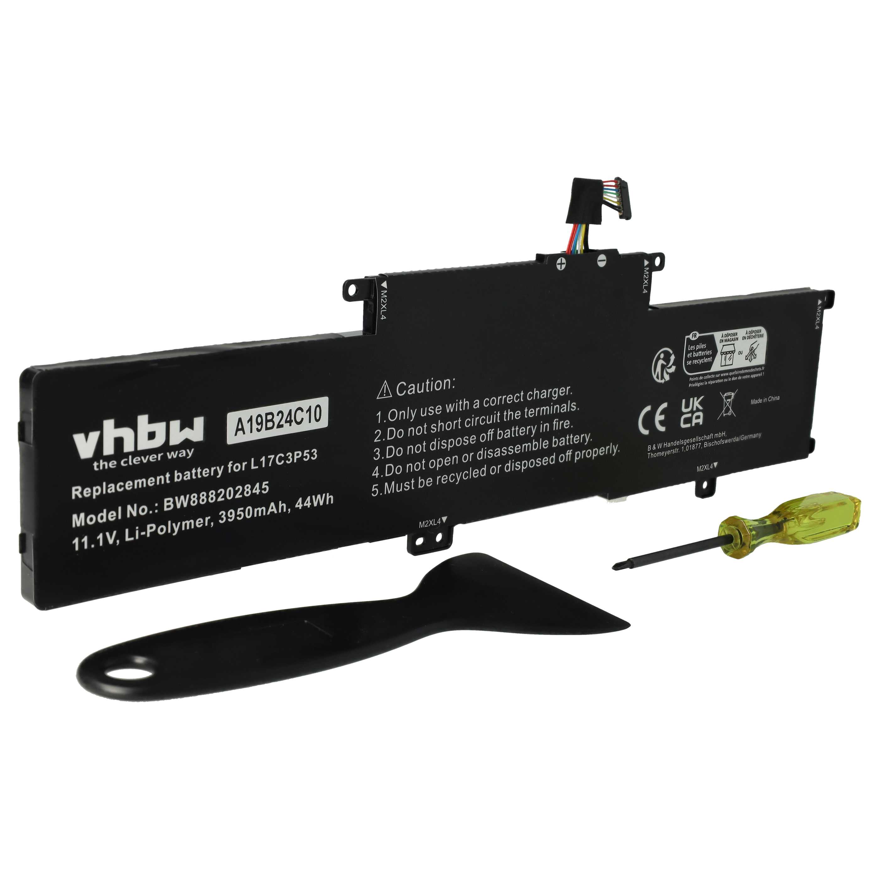 Akumulator do laptopa zamiennik Lenovo 01AV481, 01AV482, 5B10W13885, 01AV483, 041AV481 - 3950 mAh 11,1 V LiPo