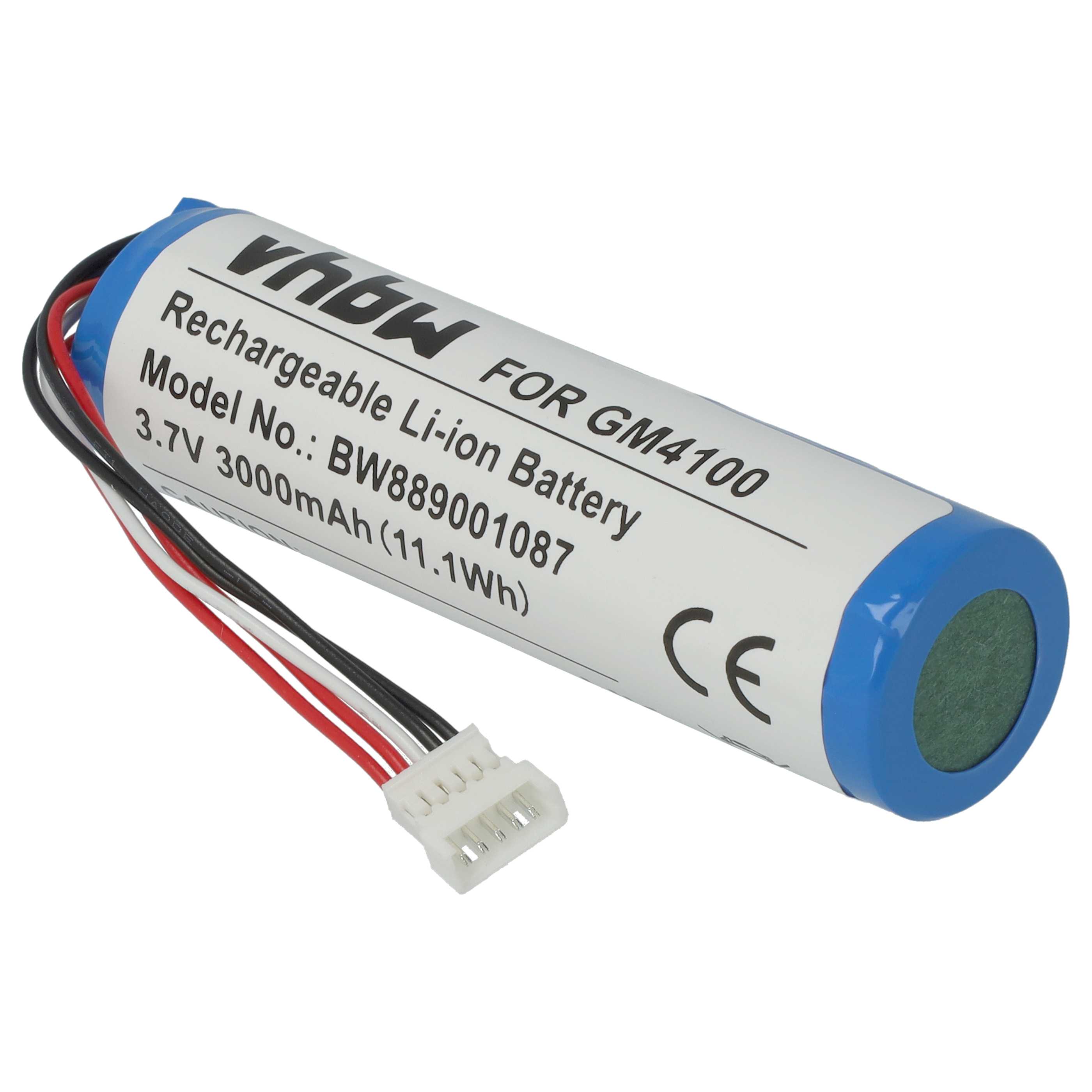 2x Batteries remplace Datalogic 128000894, BT-8, RBP-4000 pour scanner de code-barre Datalogic - 3000mAh 3,7V