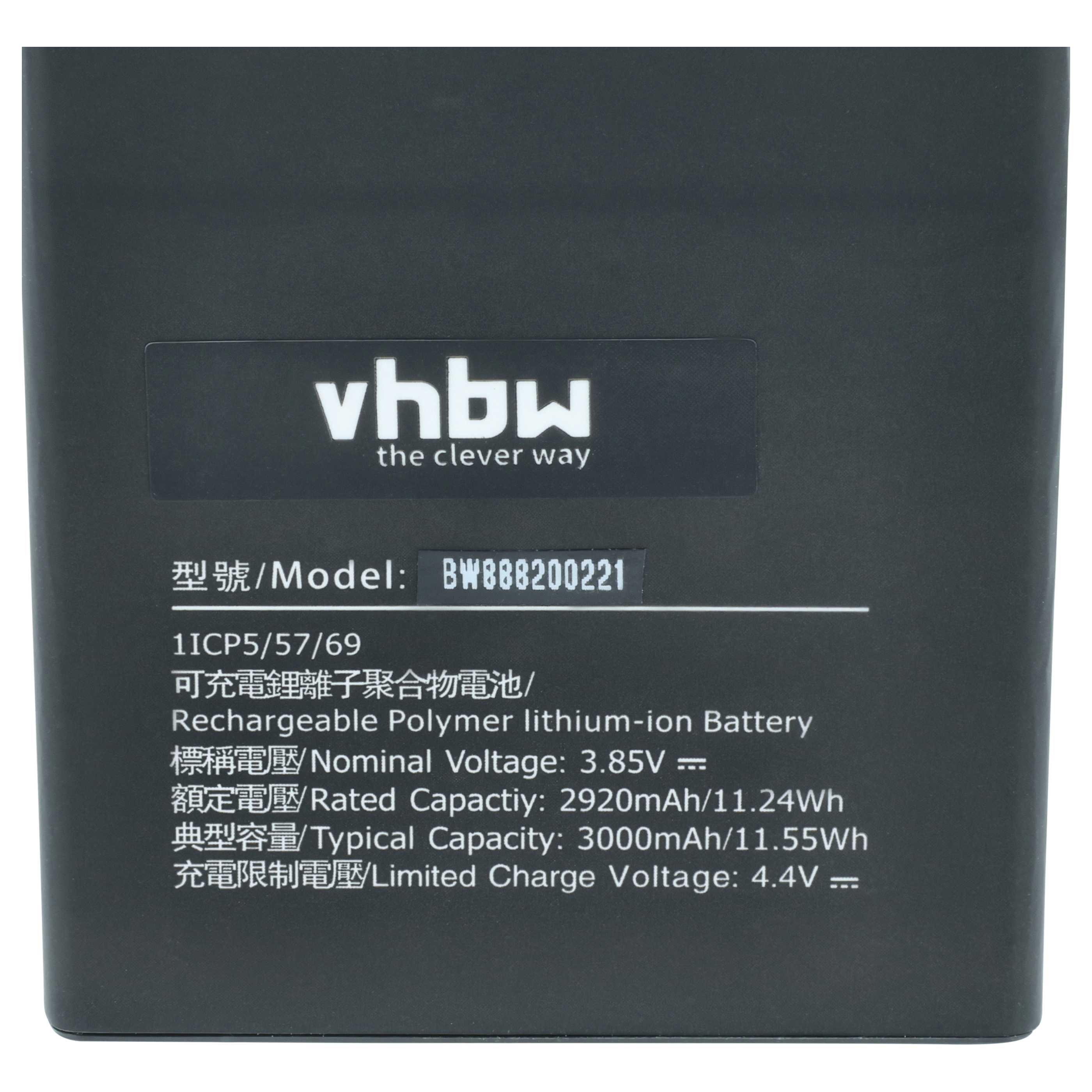 Akumulator do telefonu smartfona zamiennik Nokia HQ510 - 2900 mAh 3,85 V LiPo