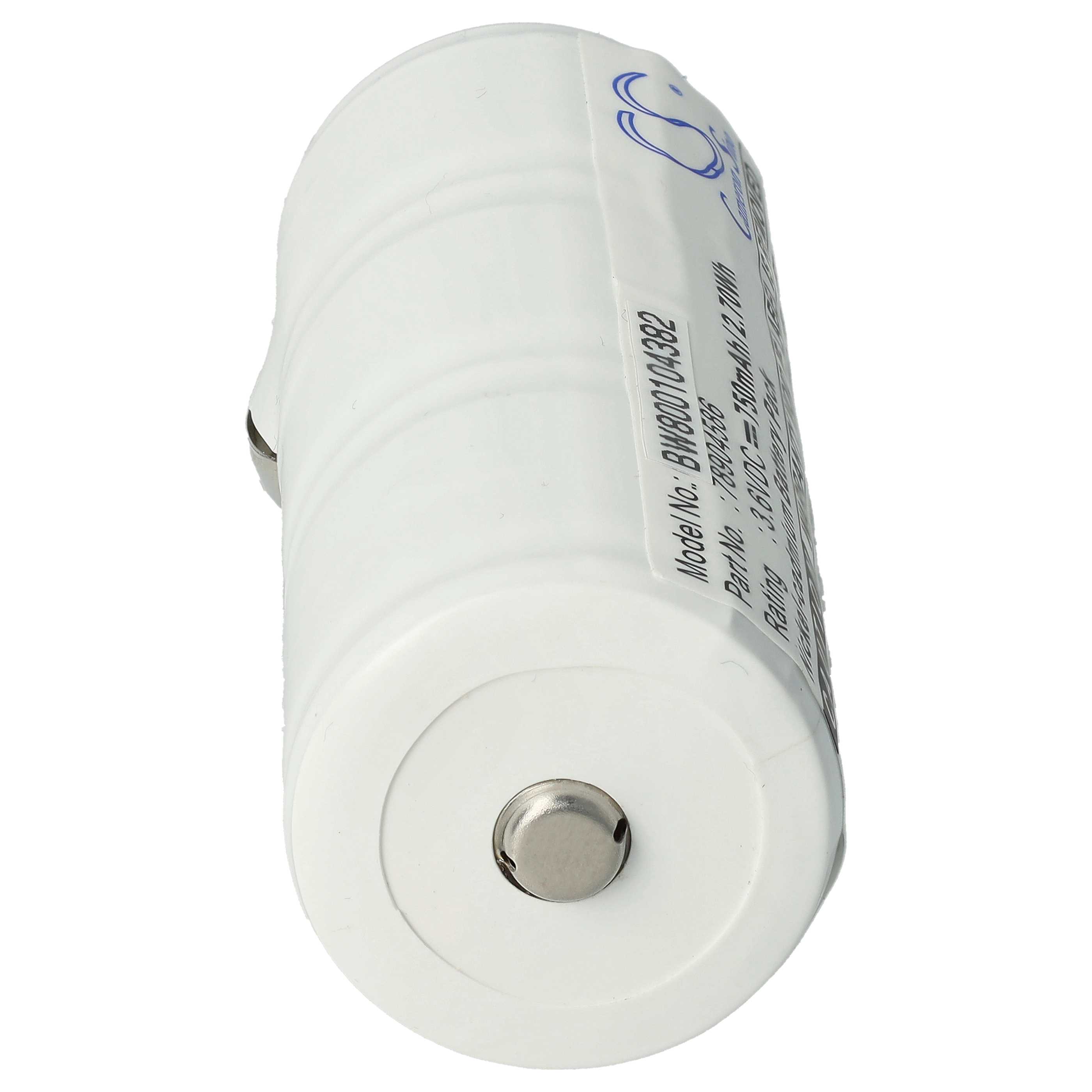 Medical Equipment Battery replaces 78904586 - 750 mAh 3.6 V NiCd