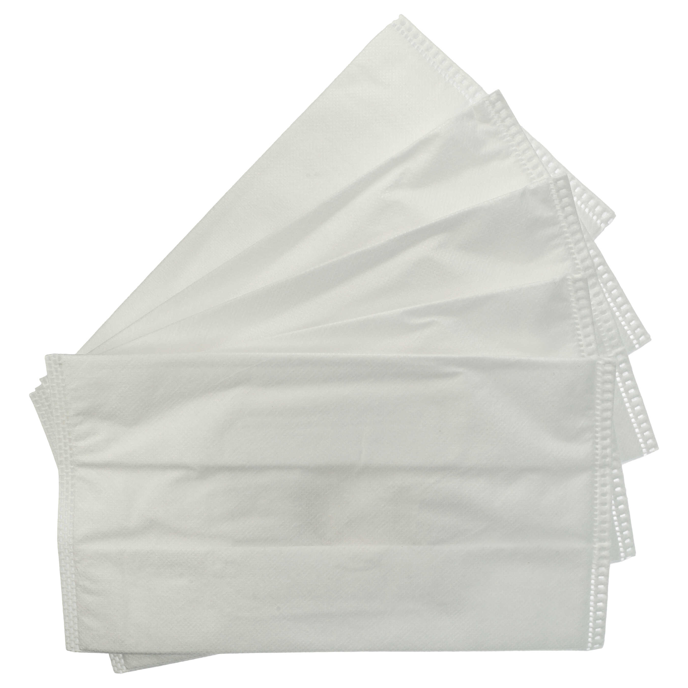 5x Vacuum Cleaner Bag replaces AEG 9001684753, GR203S, 900166039/9 for Philips - microfleece / cardboard