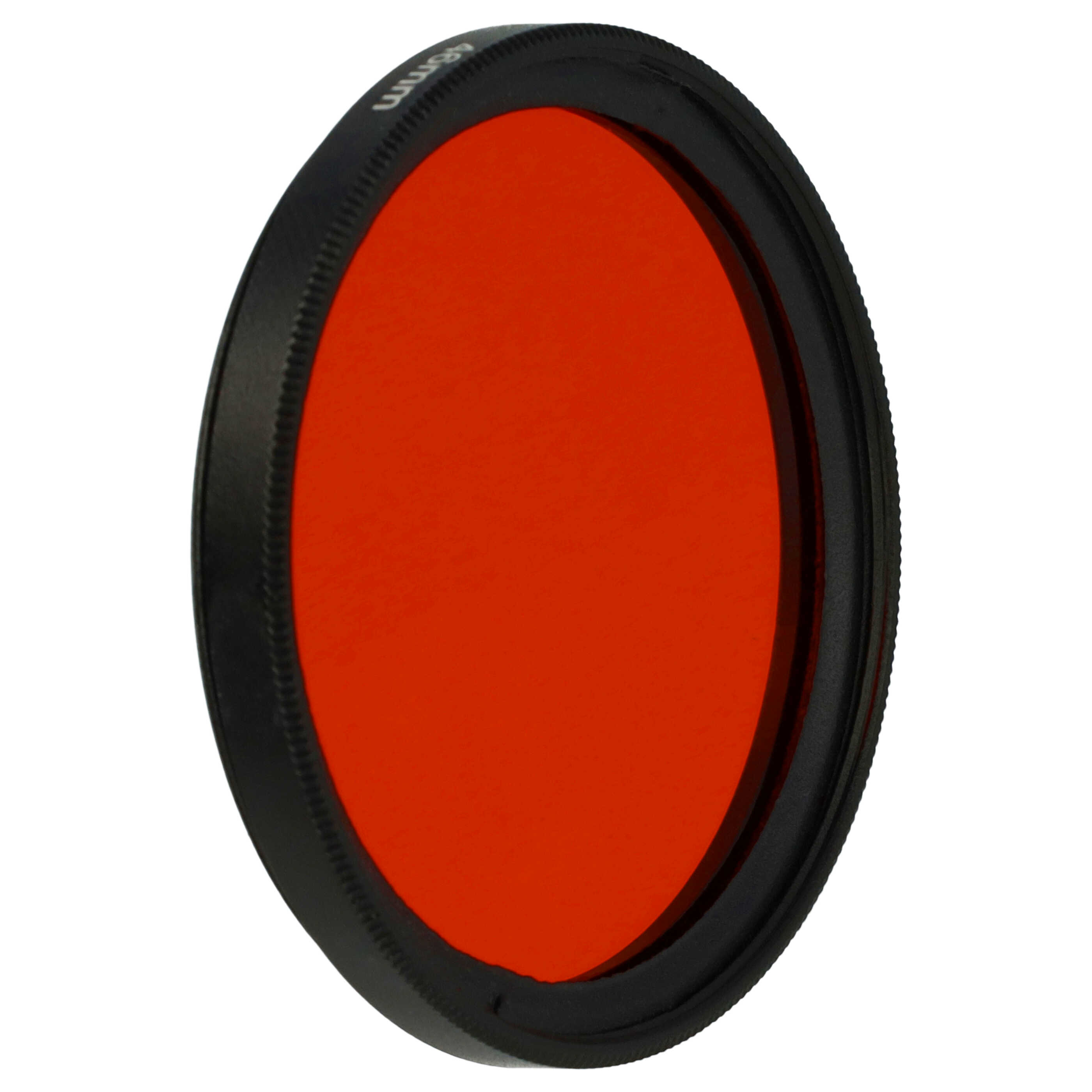 Filtr fotograficzny na obiektywy z gwintem 46 mm - filtr pomarańczowy