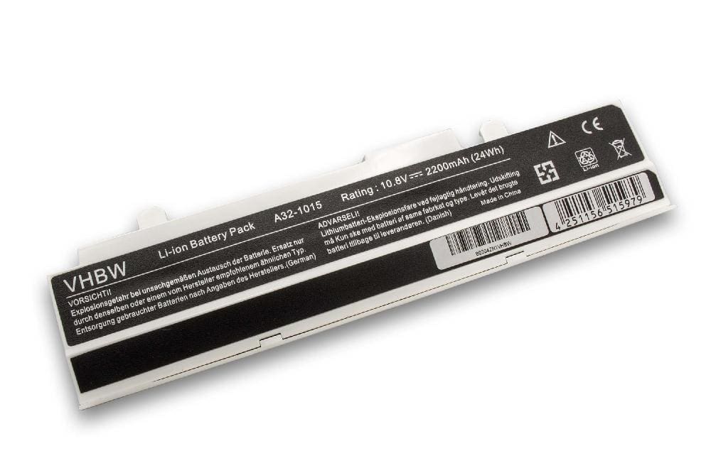 Akumulator do laptopa zamiennik Asus A31-1015, A32-1015, AL31-1015, PL32-1015 - 2200 mAh 10,8 V Li-Ion, biały
