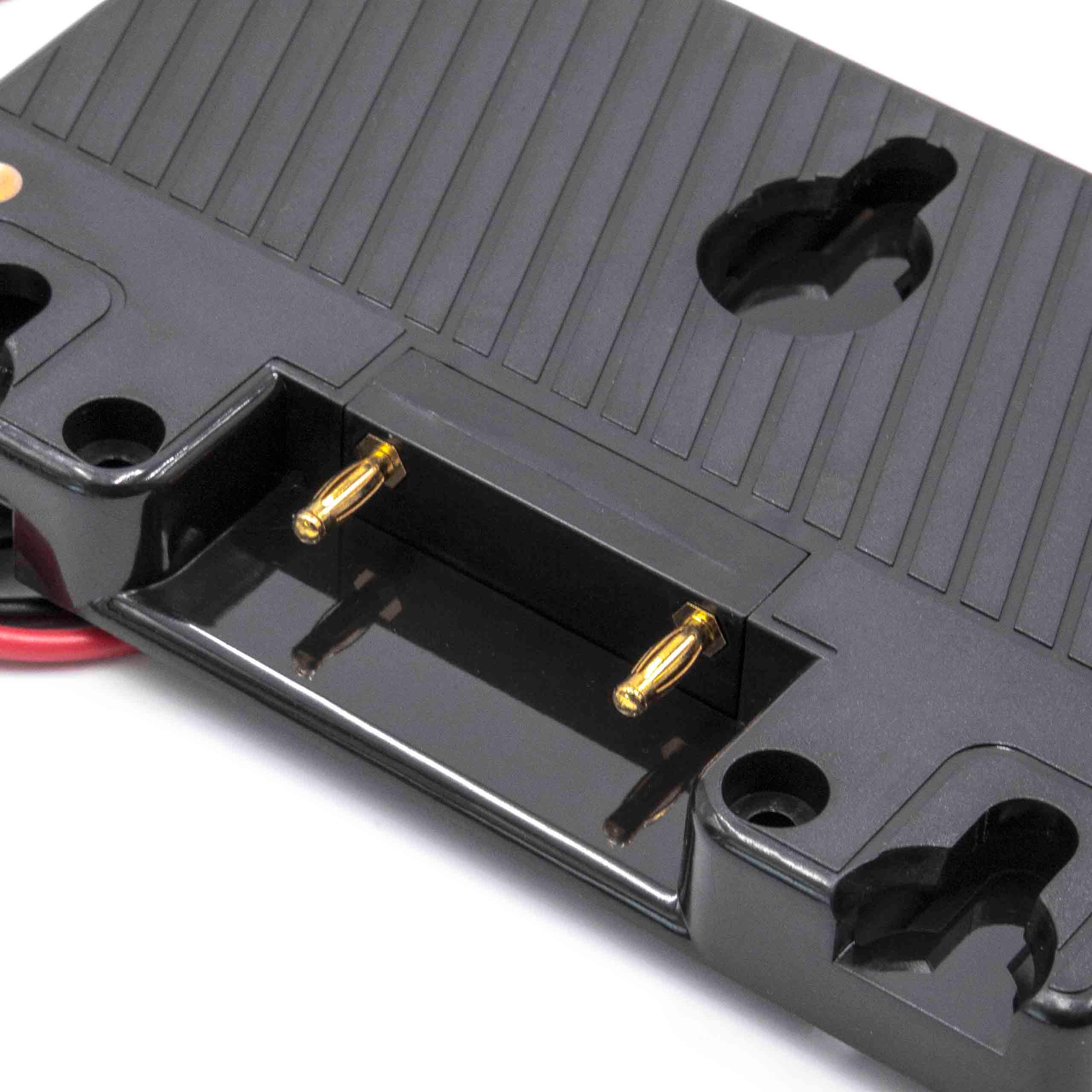 vhbw Battery Plate - D-Tap Adapter Plate Black