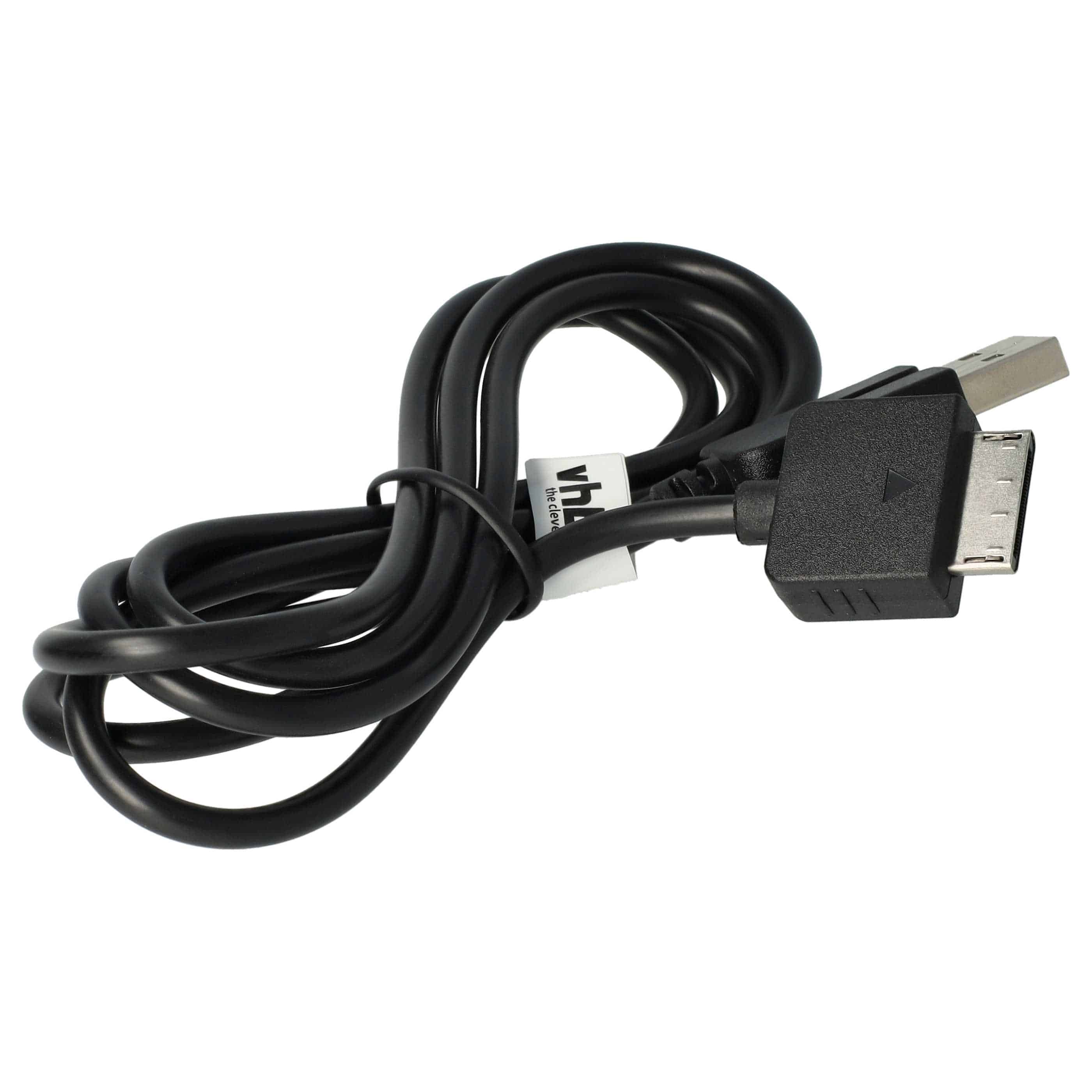 vhbw Câble USB console - câble de données 2 en 1 / chargement 1,2m de long