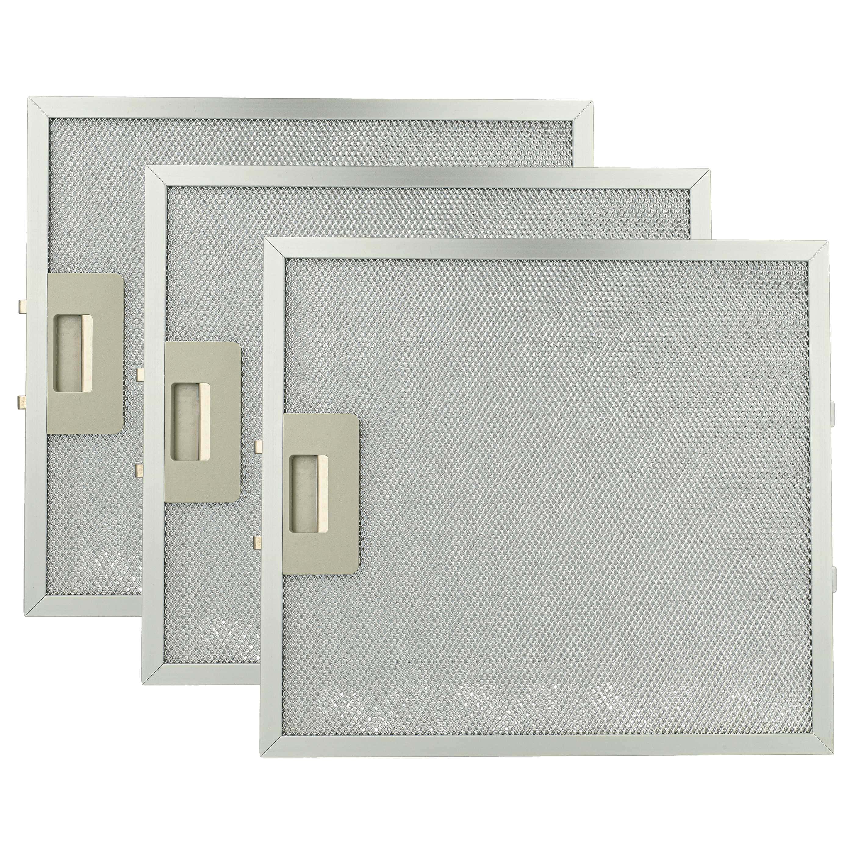 3x Filtres métal remplace AEG 50288851004 pour hotte aspirante