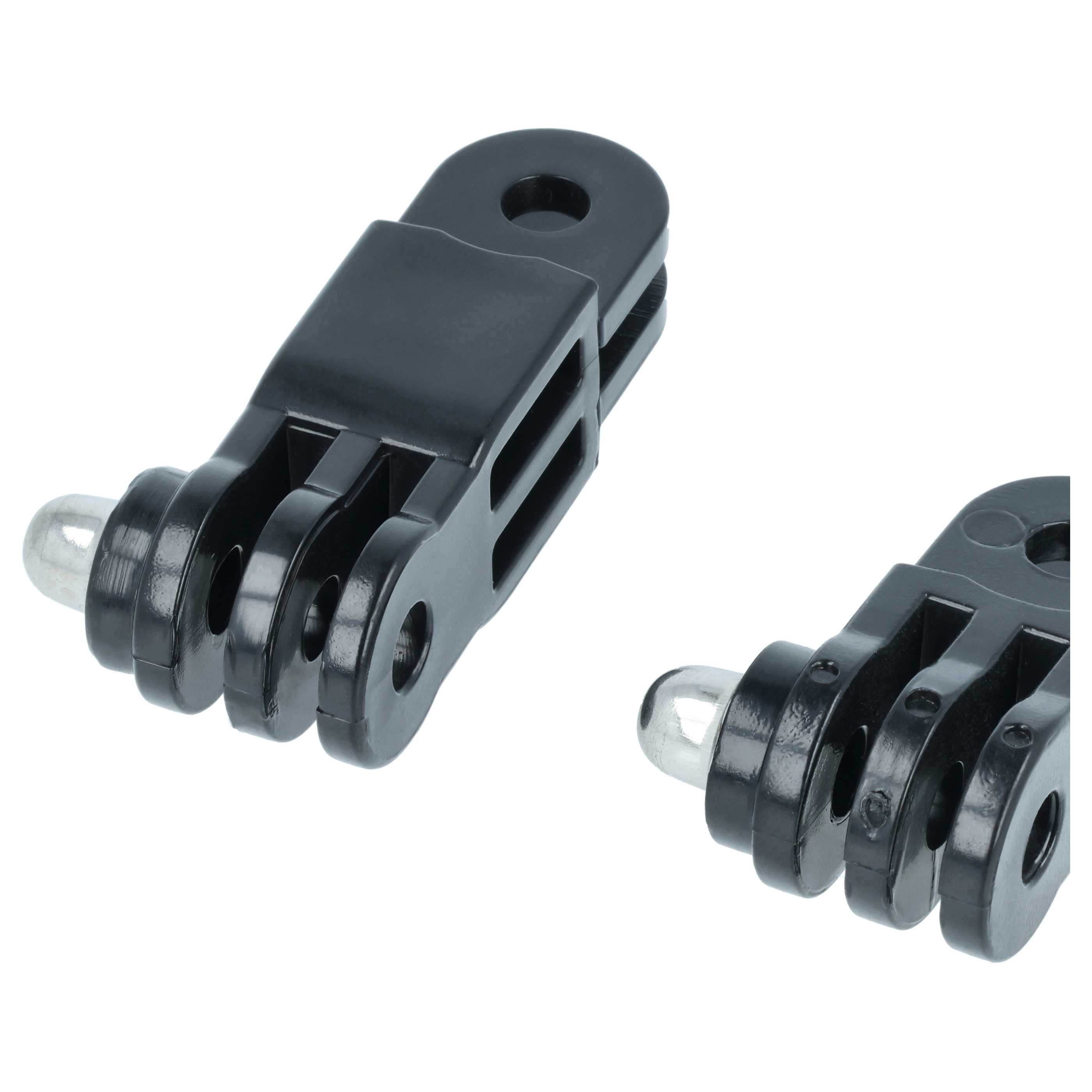 Soporte de manillar moto para cámara de acción Garmin VIRB Elite, GoPro Hero - Con brazos pivotantes giratorio