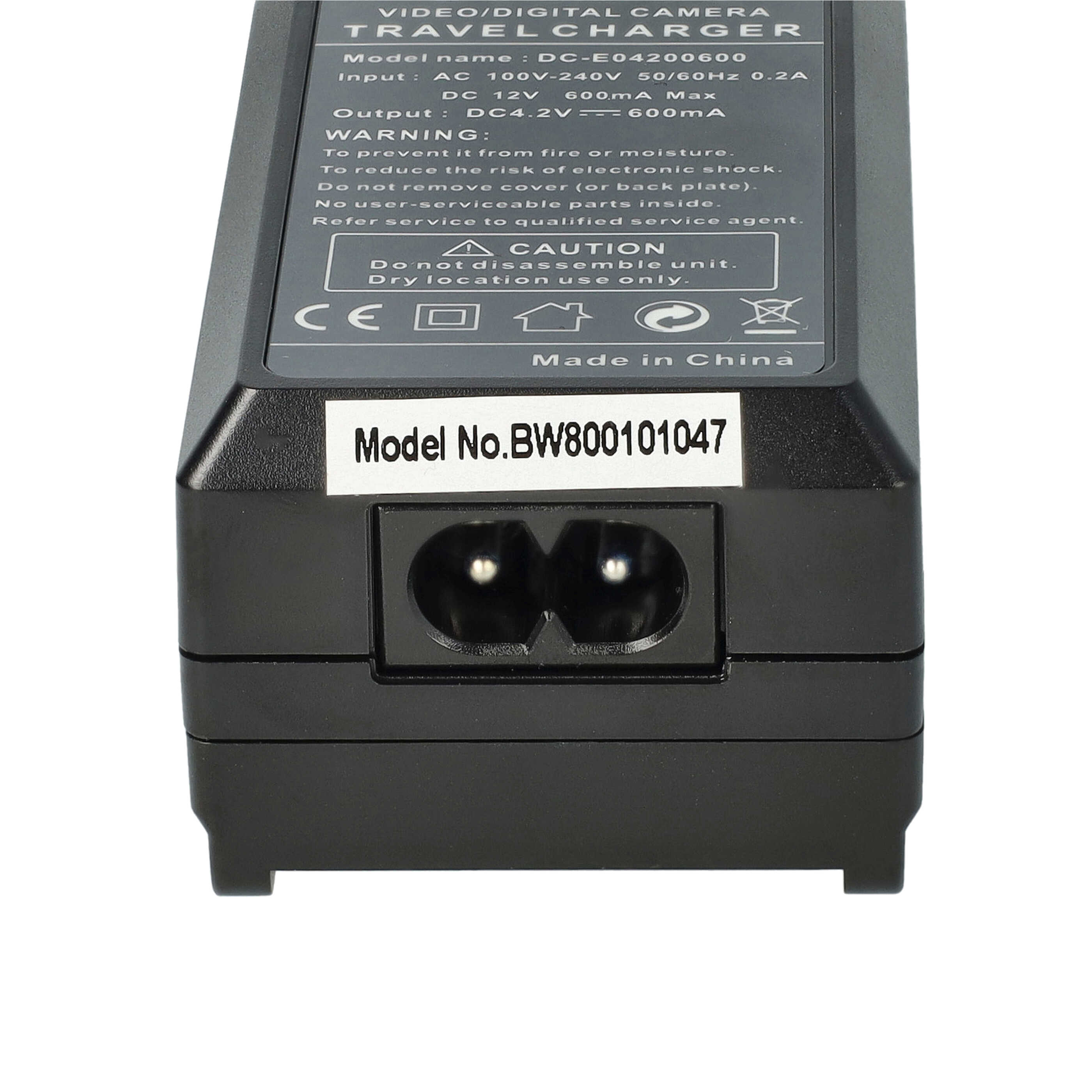 Battery Charger suitable for Lumix DMC-3D1 Camera etc. - 0.6 A, 4.2 V