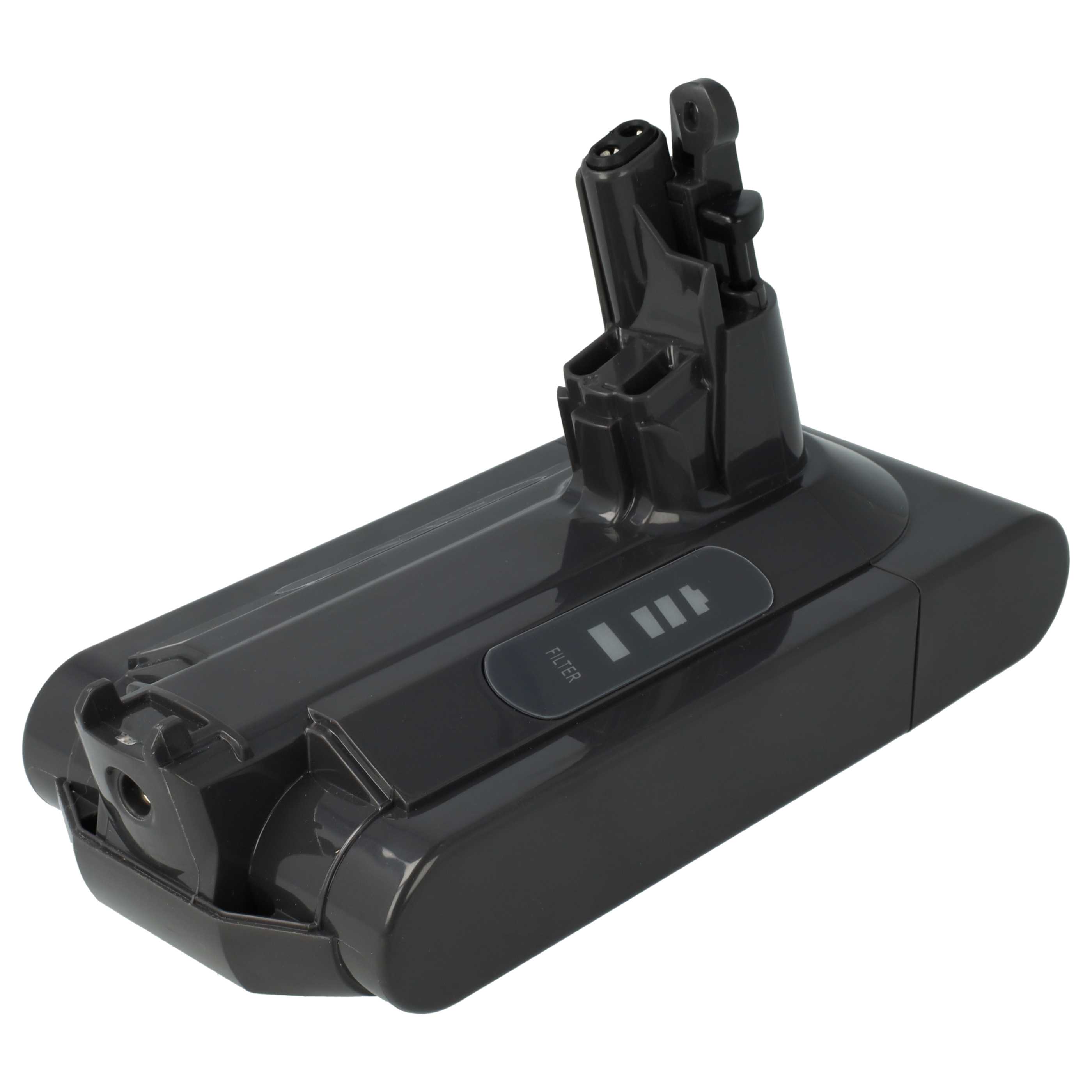 Batteria sostituisce Dyson SV12, 969352-07, 206340 per aspirapolvere - 2000mAh 25,2V Li-Ion