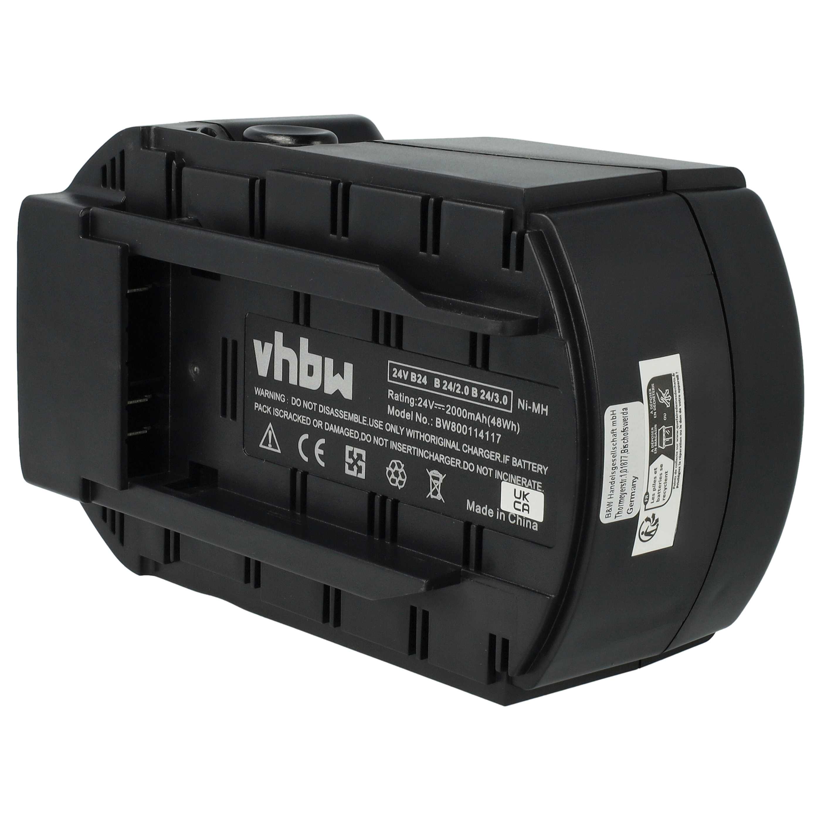 Akumulator do elektronarzędzi zamiennik Hilti B24/3.0, B24/2.0, B24 - 2 Ah 24 V NiMH