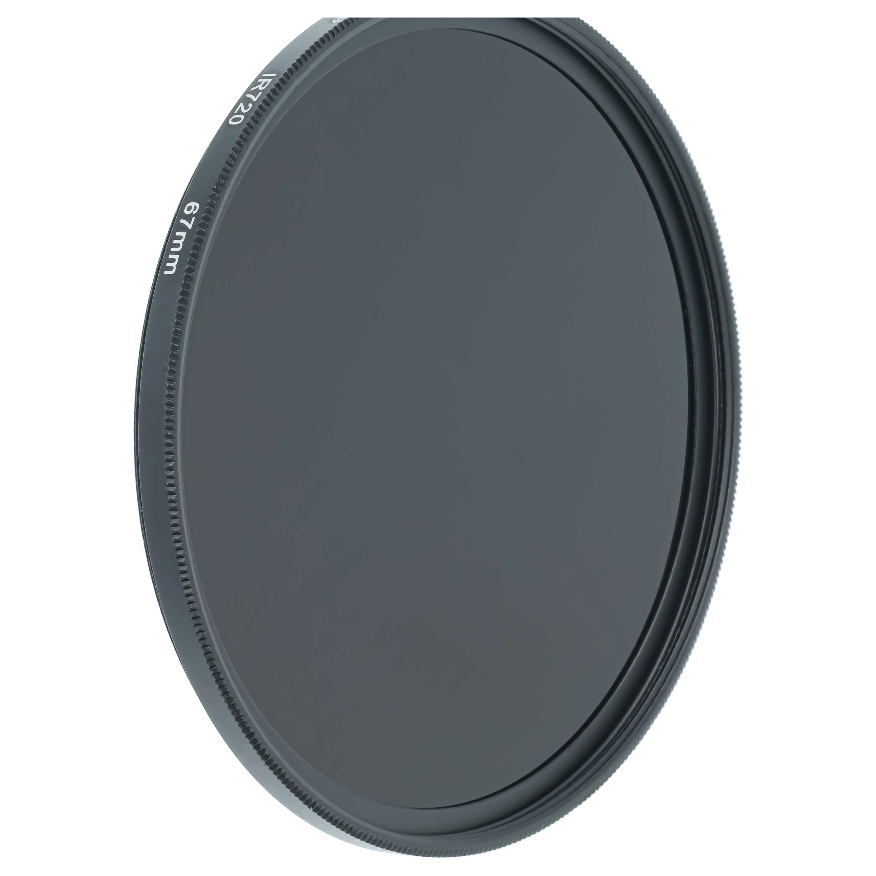 Filtr podczerwieni 720nm na obiektyw z gwintem 67 mm - Filtr IR