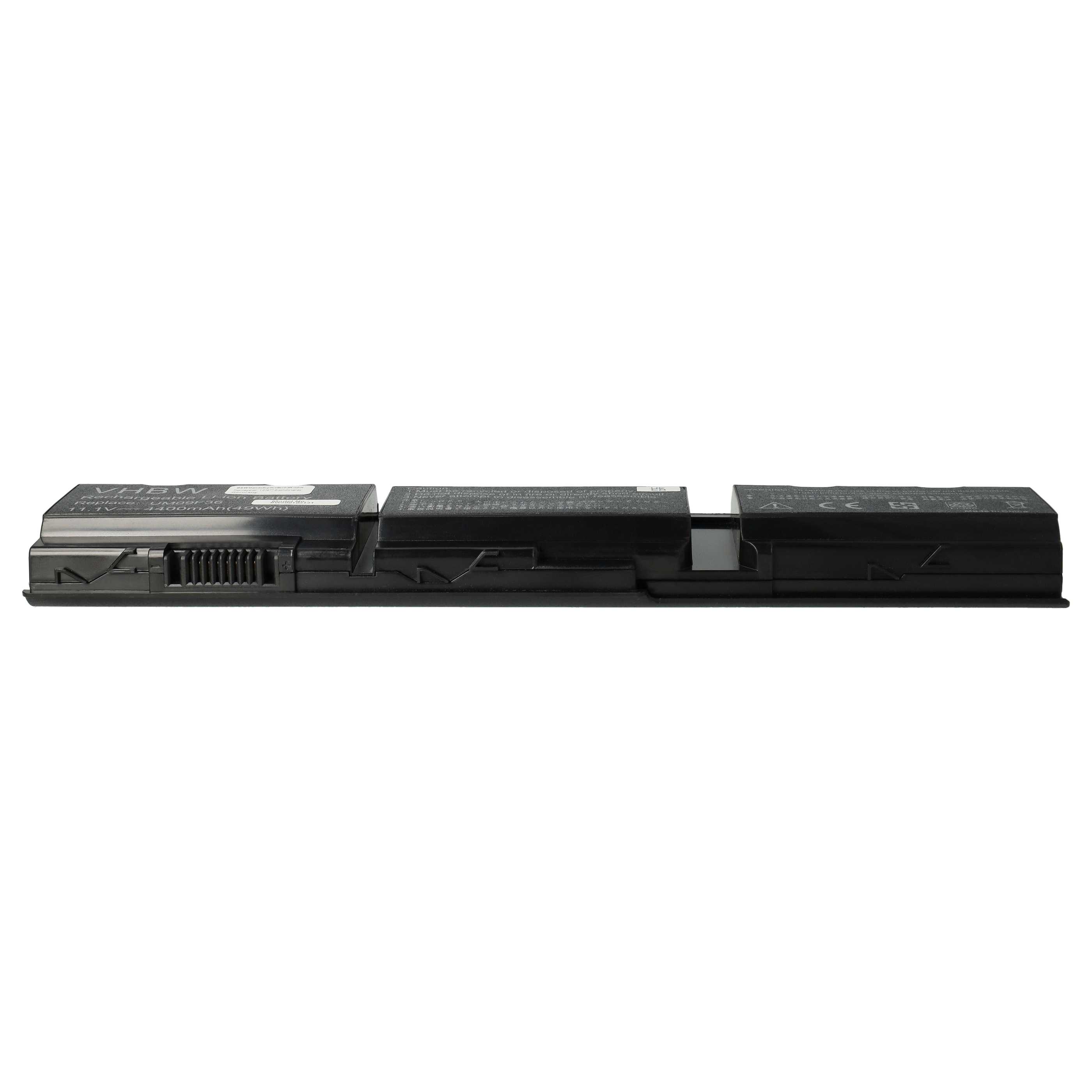 Akumulator do laptopa zamiennik Acer 3ICR19/66-2, AK.006BT.069, 934T2053F - 4400 mAh 11,1 V Li-Ion, czarny