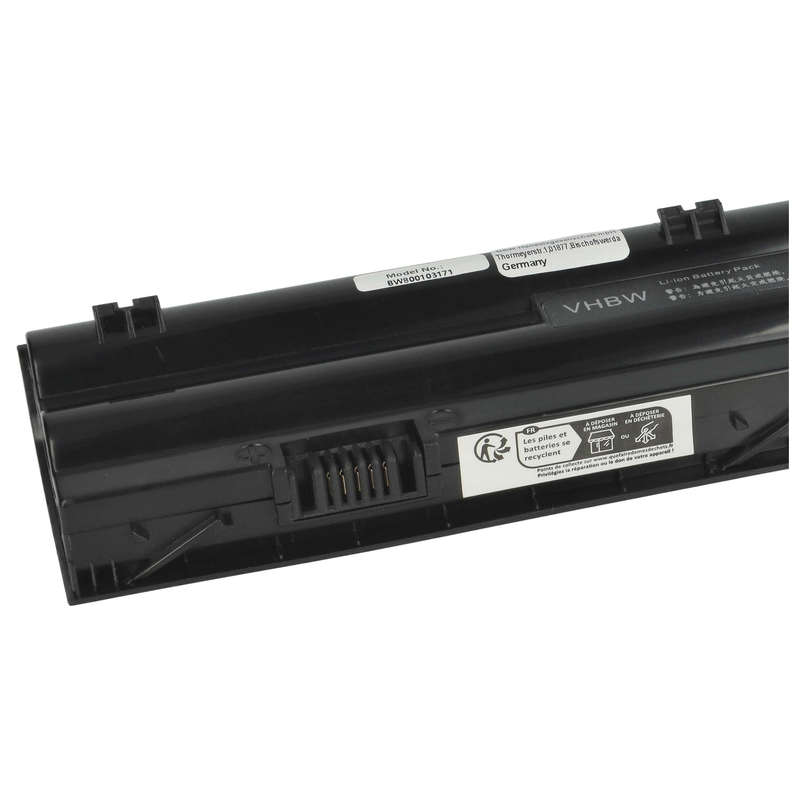 Akumulator do laptopa zamiennik HP 646755-001, 646657-251, 646657-241 - 4400 mAh 11,1 V Li-Ion, czarny