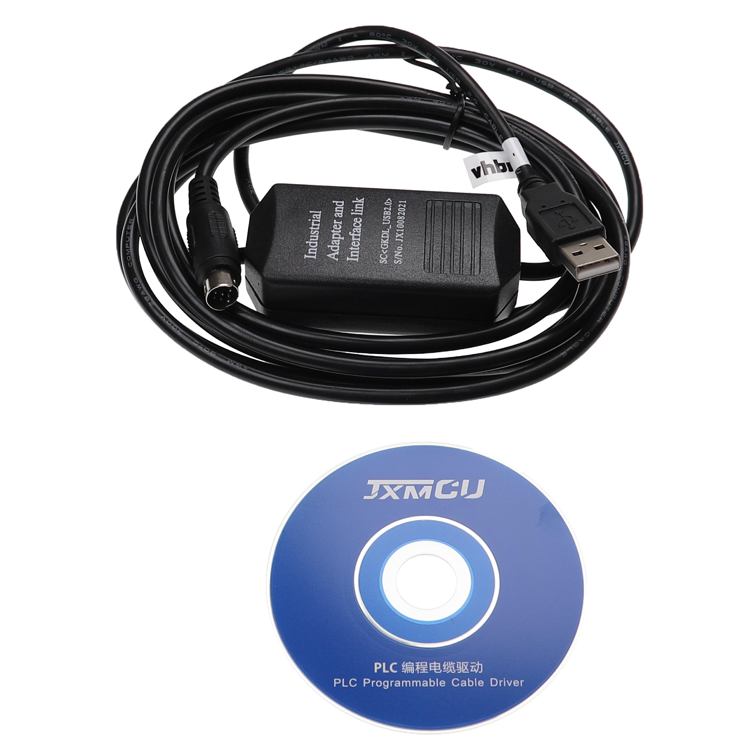 Câble de programmation PLC pour automate remplace Mitsubishi USB-SC09-FX