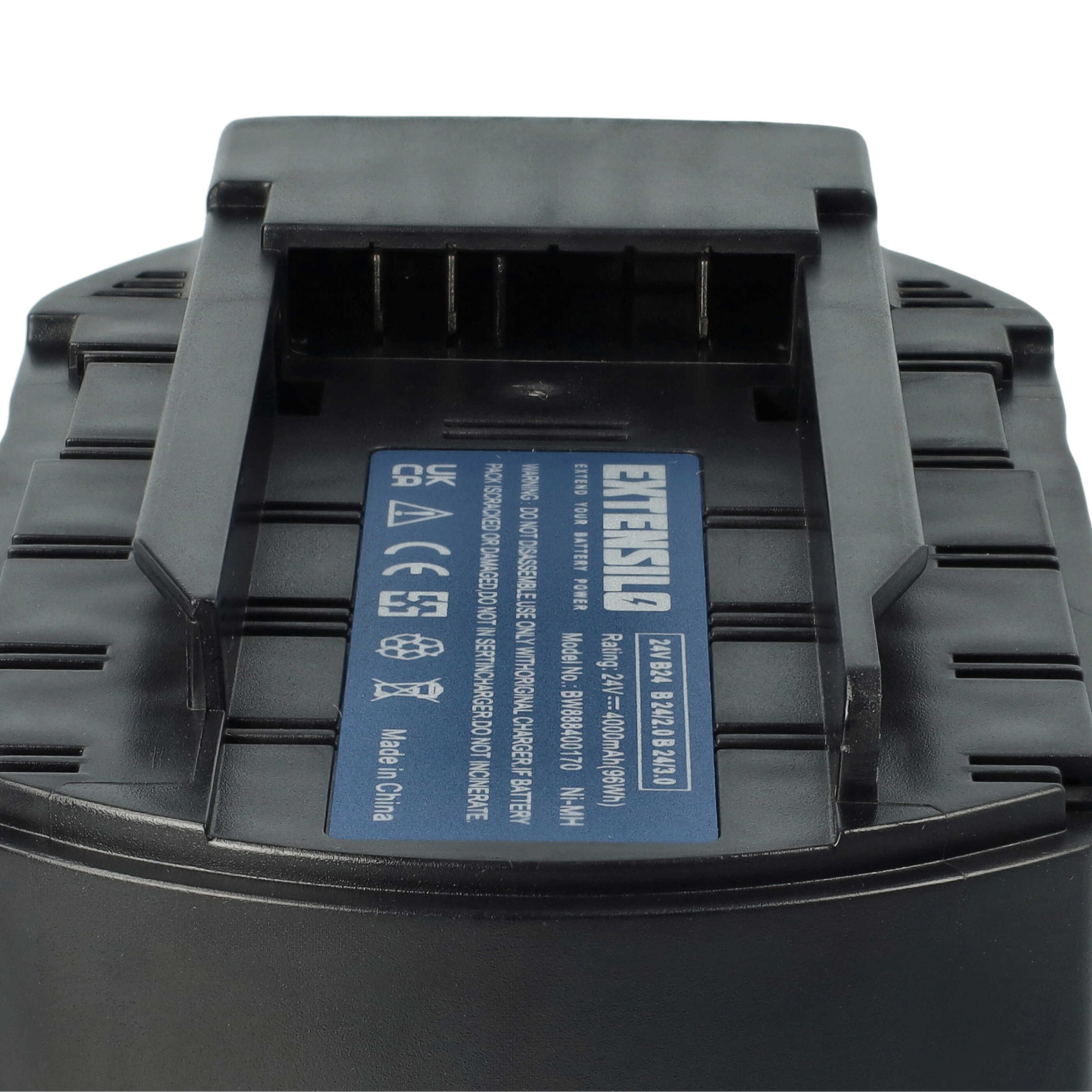 Battery replaces Hilti B 24/2.0, B 24/3.0 Electric Power Tool - 4000 mAh, 24 V, NiMH