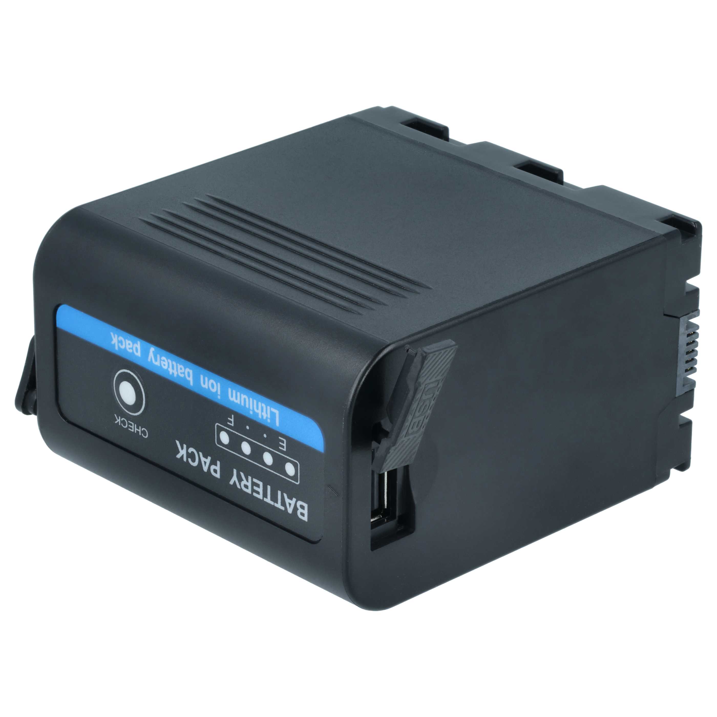 Videocamera 2x Battery replaces JVC SSL-50, SSL-70 - 7800 mAh 7.4 V Li-Ion