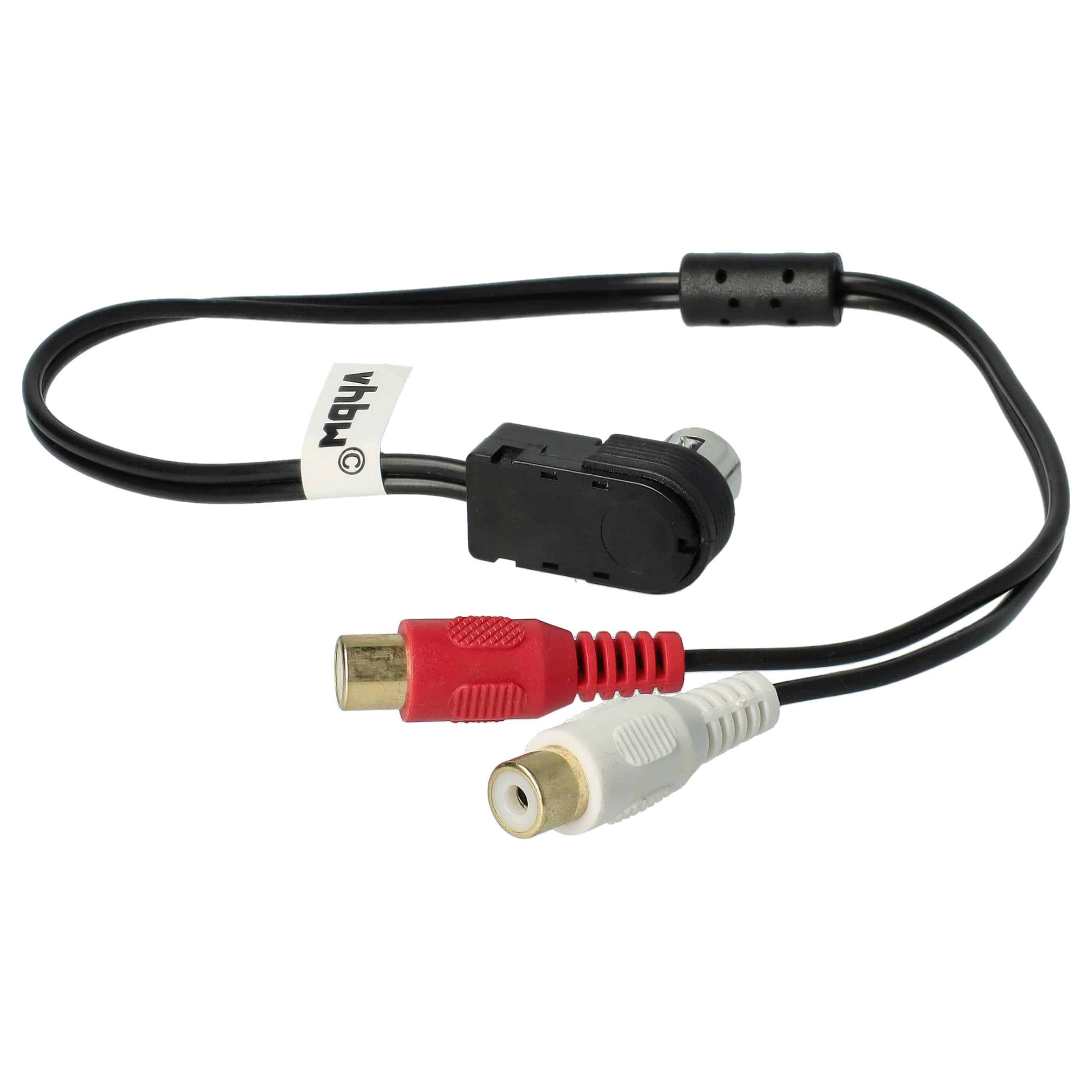 Audio Cable replaces JVC / Alpine KCA-121B for Car Radio - 60 cm long
