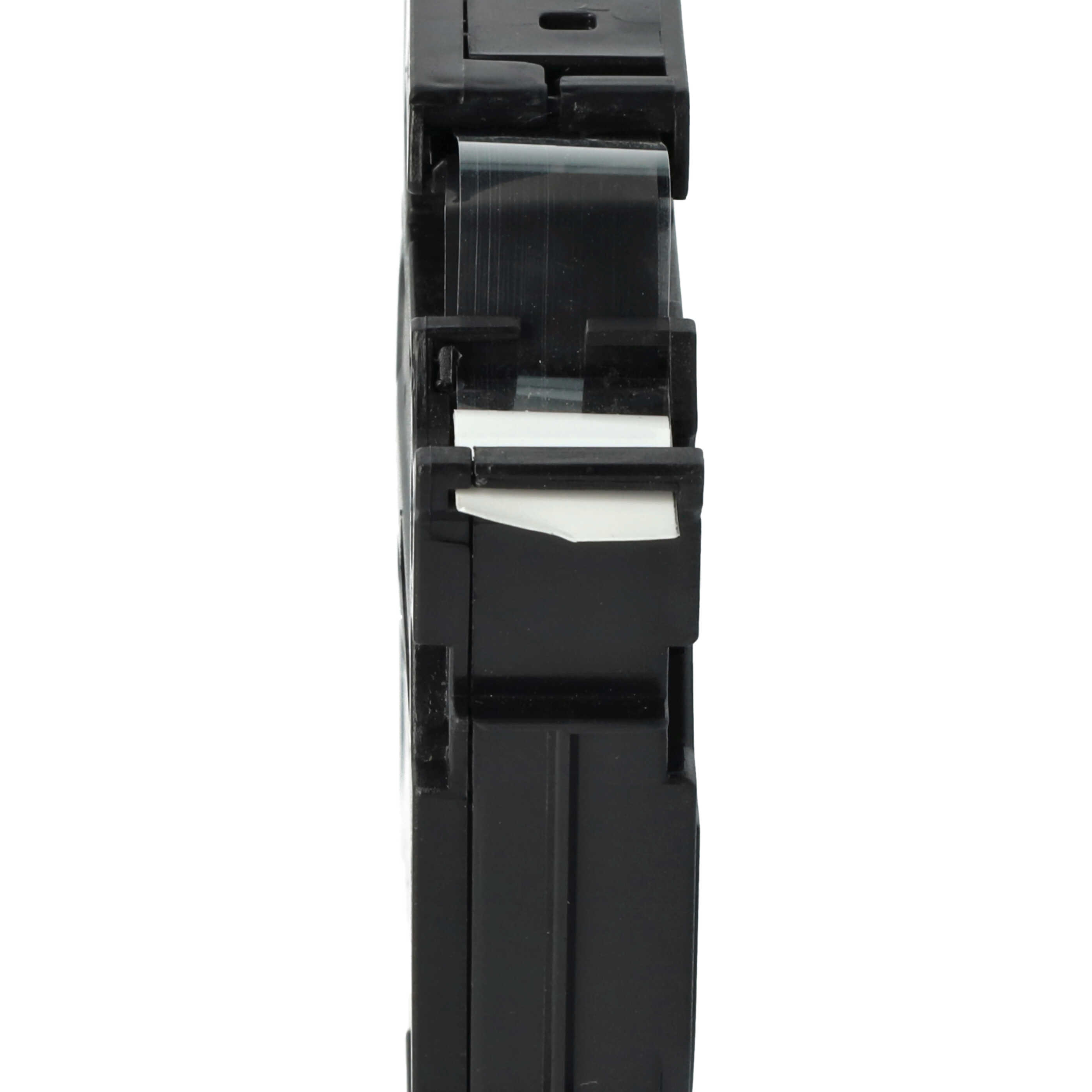 Casete cinta escritura reemplaza Brother HGE-231 Negro su Blanco