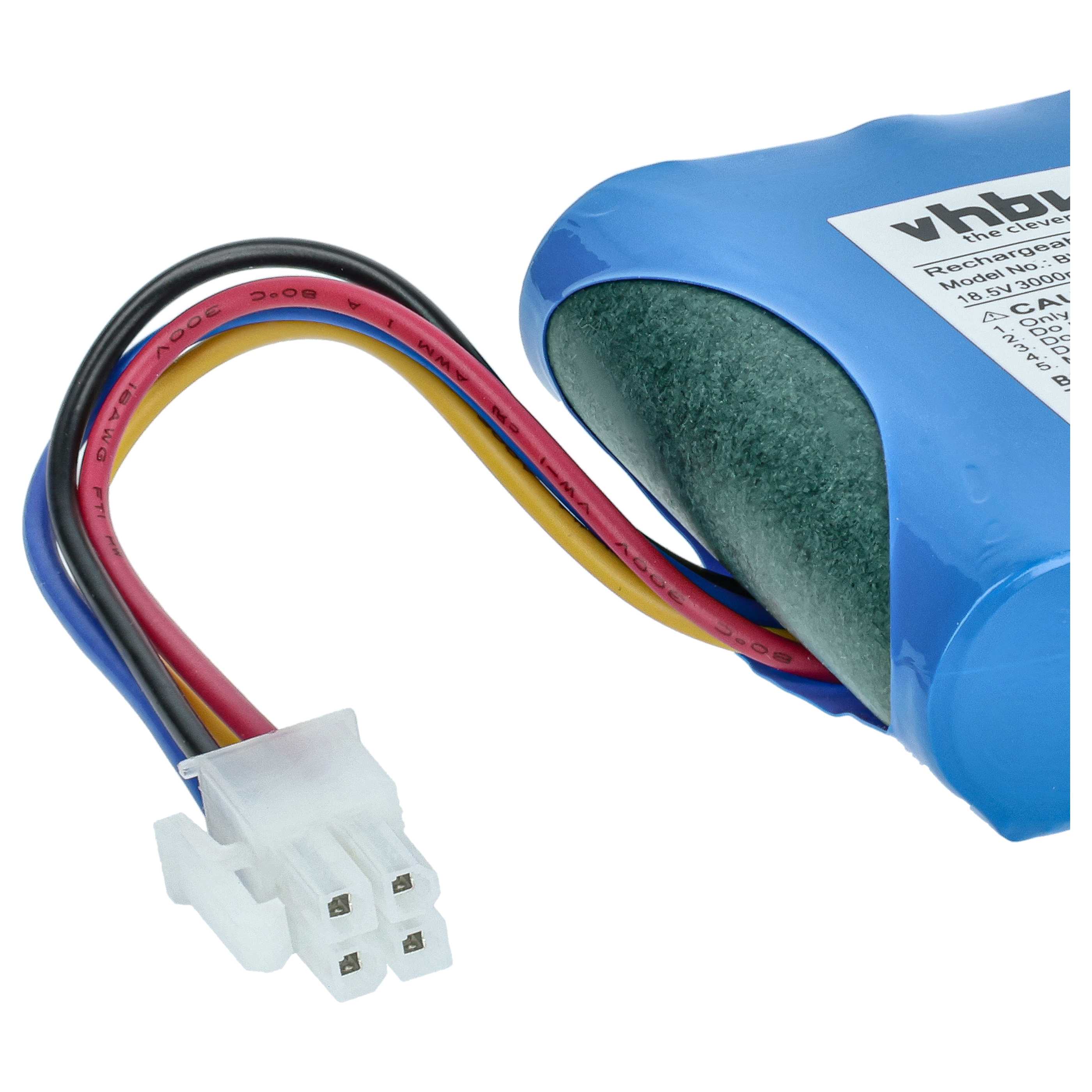 Battery Replacement for Husqvarna 584 82 28-01, 584 85 28-01, 584 82 28-02 - 3 Ah 18.5 V Li-Ion, blue
