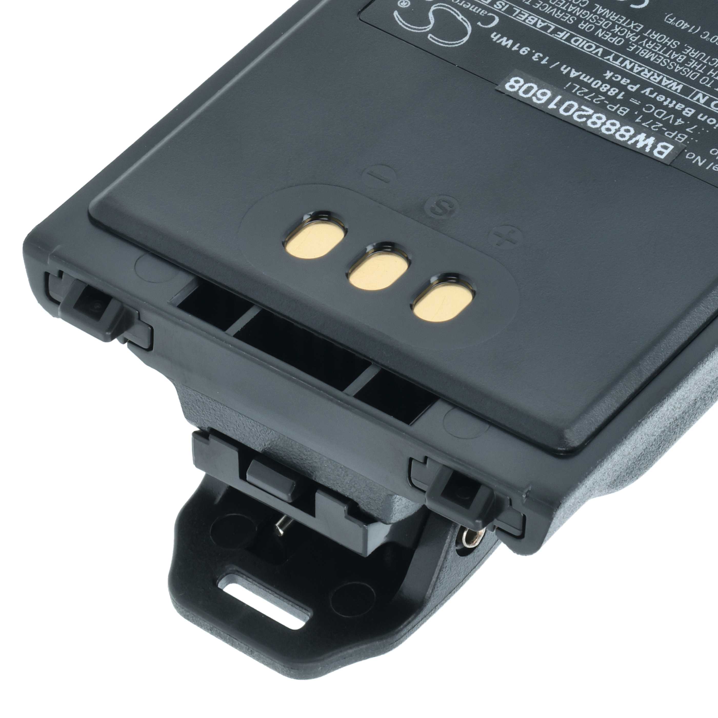Radio 2x Battery replaces Icom BP-271, BP-272Li - 1880 mAh 7.4 V Li-Ion
