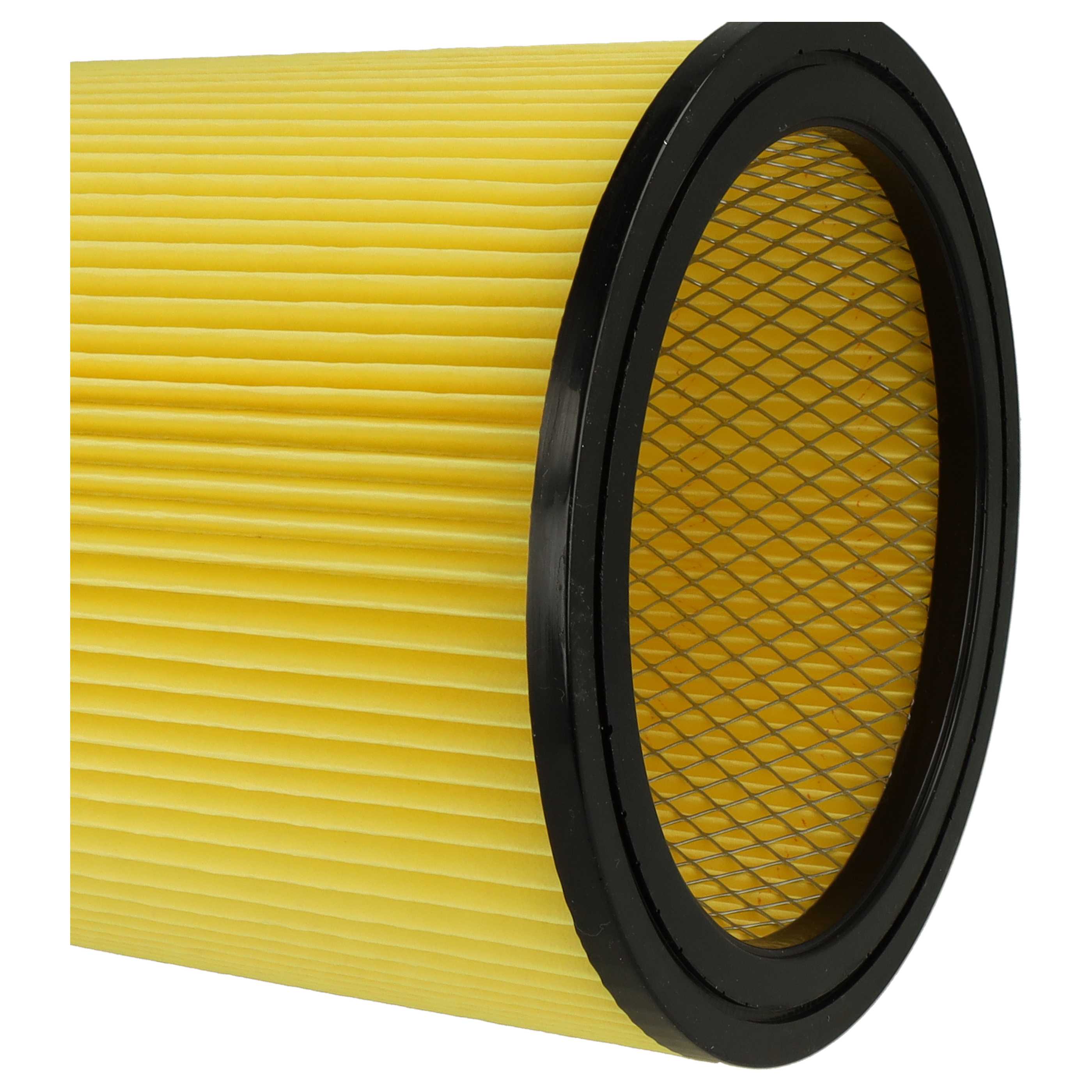 4x Filtercartridge filter replaces Thomas 195118, 787115 for Thomas Vacuum Cleaner, black / yellow