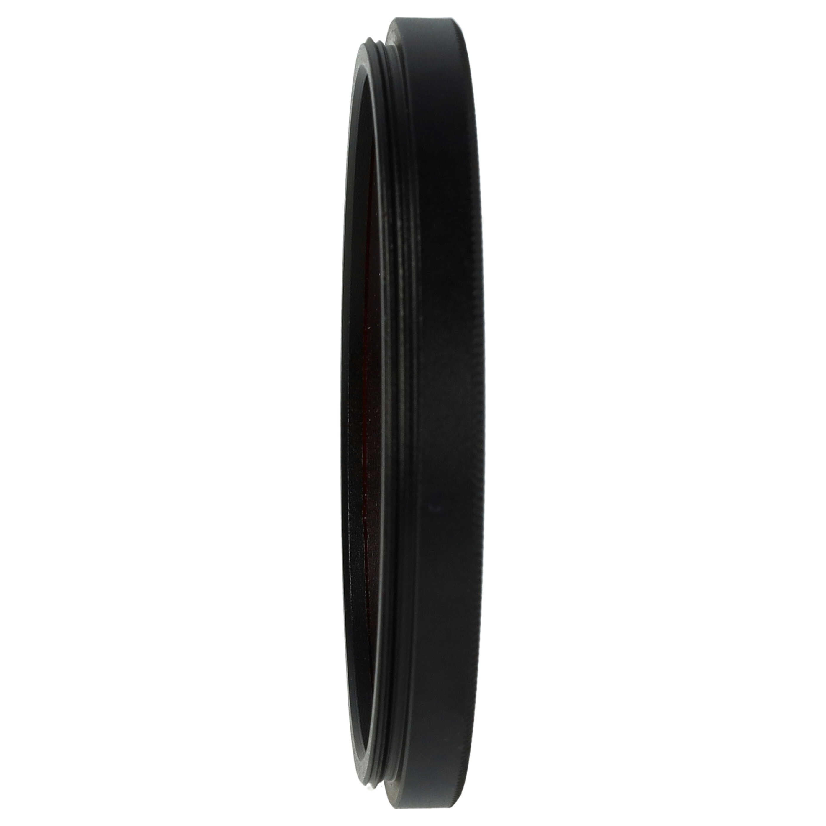 Filtr fotograficzny na obiektywy z gwintem 49 mm - filtr czerwony
