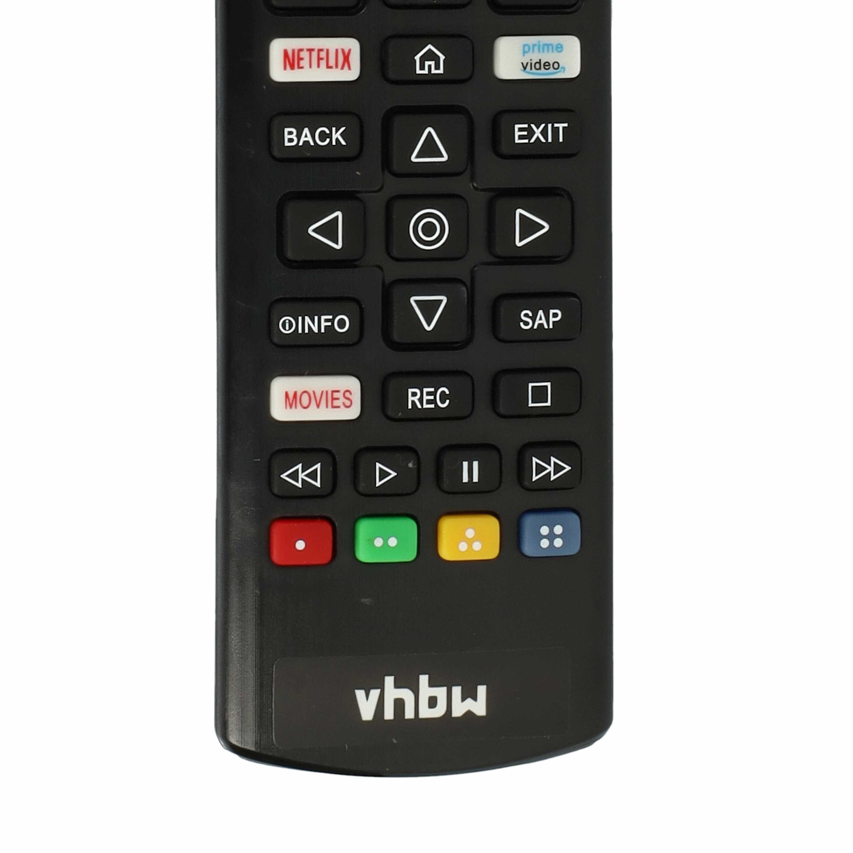Remote Control replaces LG AKB75675304 for LG TV