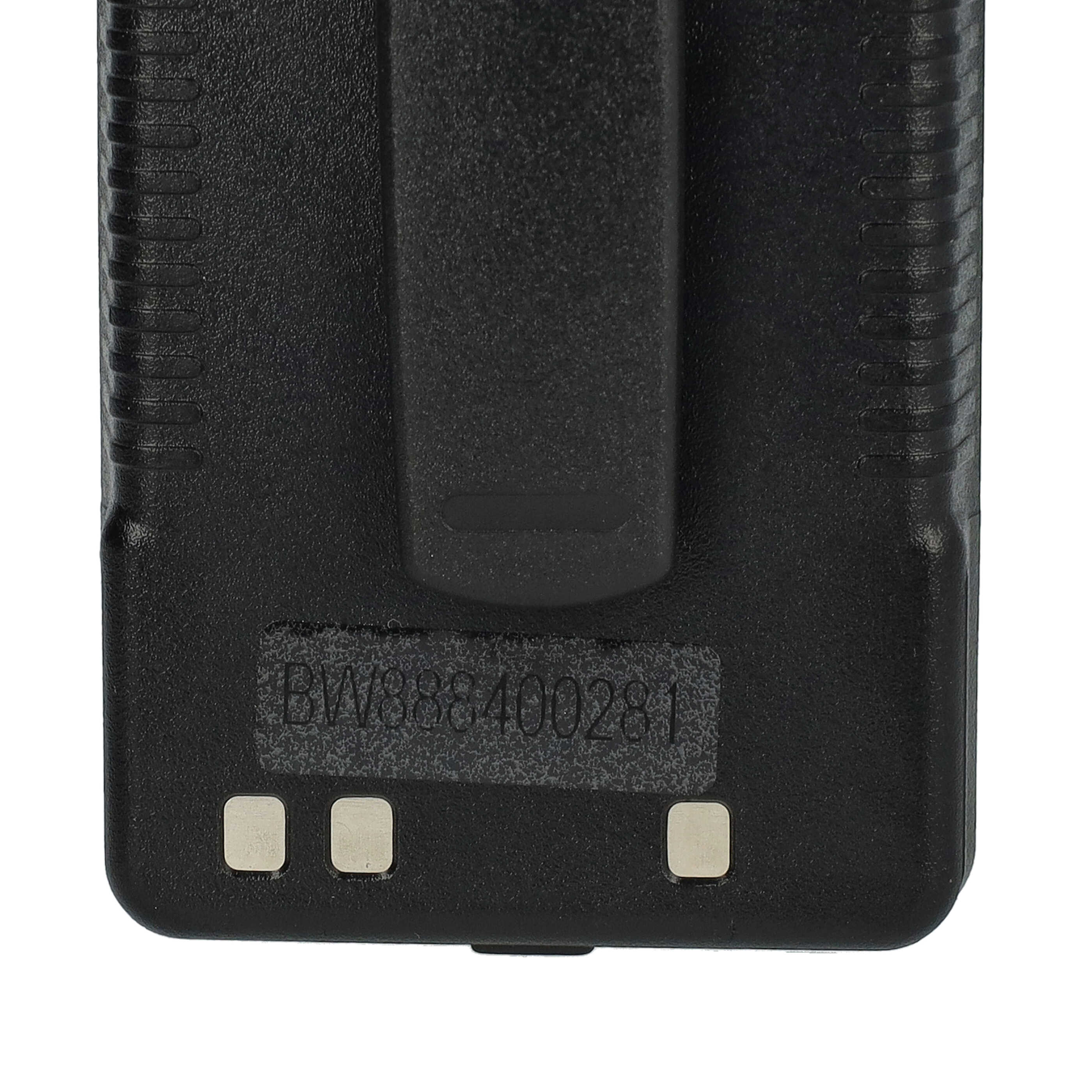 Radio Battery replaces Yaesu SBR-14, SBR-14Li - 2200 mAh 7.4 V Li-Ion + Belt Clip